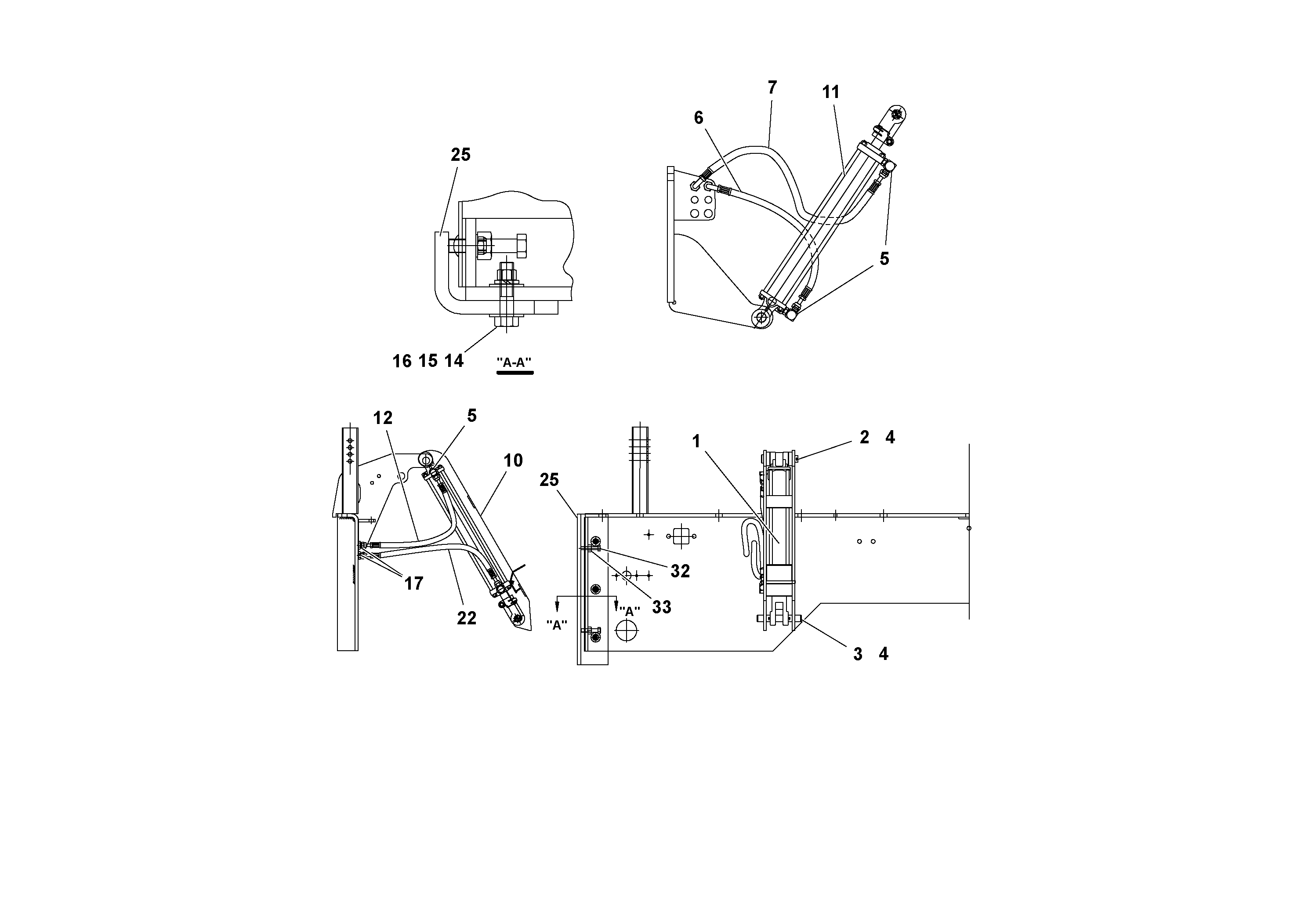 Схема запчастей Volvo PF3172/PF3200 S/N 197507- - 31490 Lifting hydraulic 