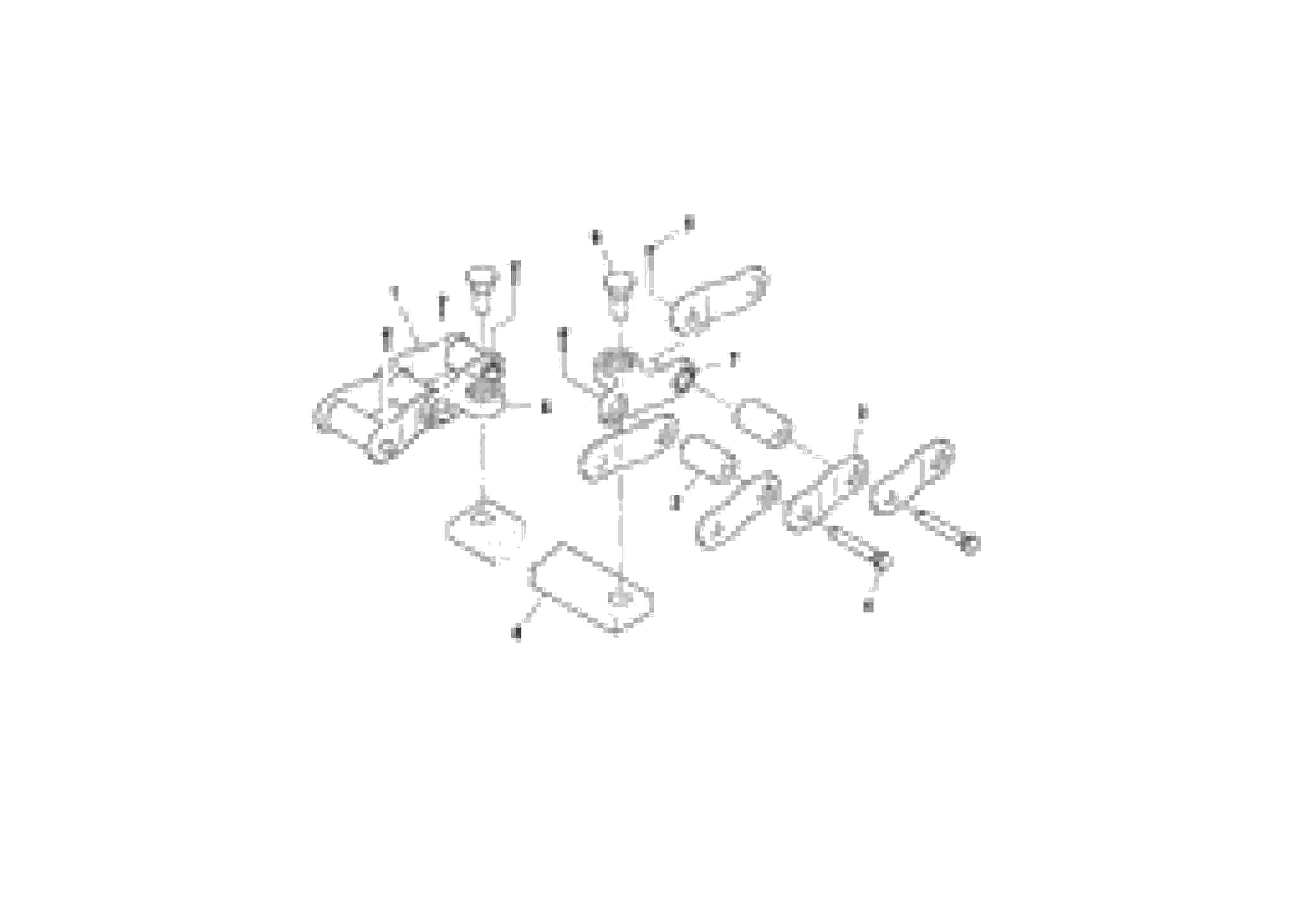 Схема запчастей Volvo PF3172/PF3200 S/N 197507- - 31494 Conveyor Roller Chain Assembly 