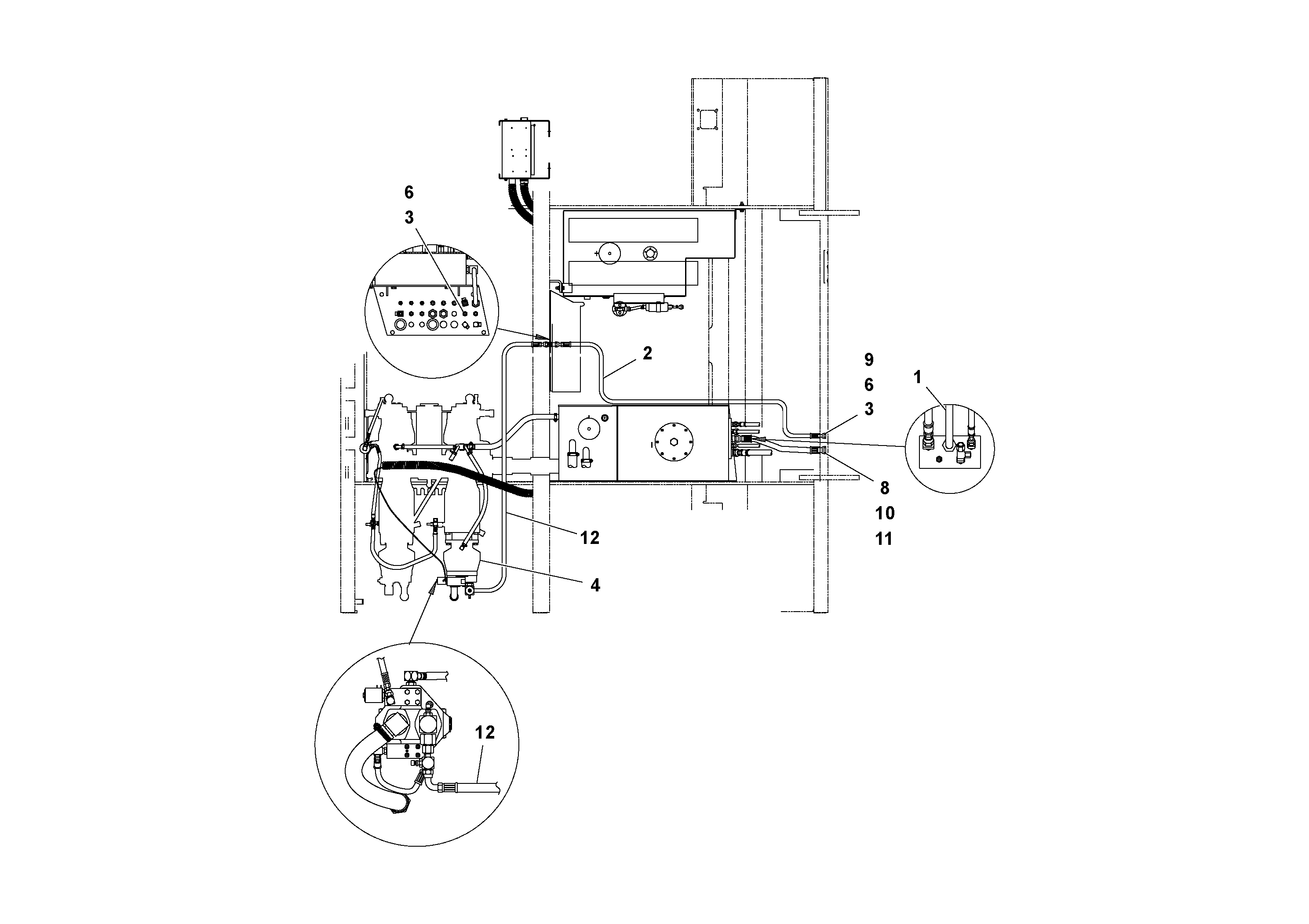 Схема запчастей Volvo PF3172/PF3200 S/N 197507- - 80680 Generator Pump Option 