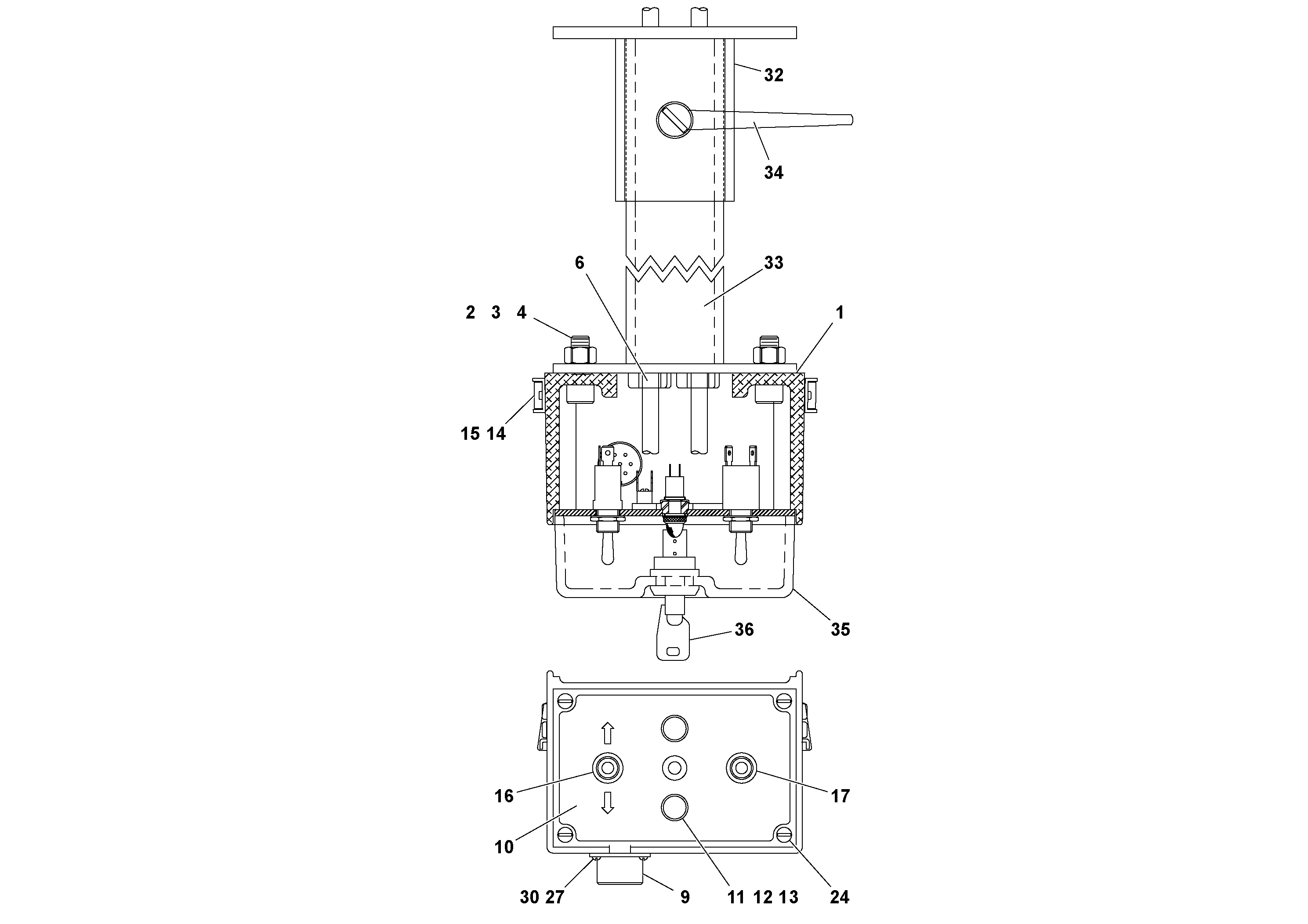 Схема запчастей Volvo PF3172/PF3200 S/N 197507- - 86913 Control Station Assembly 