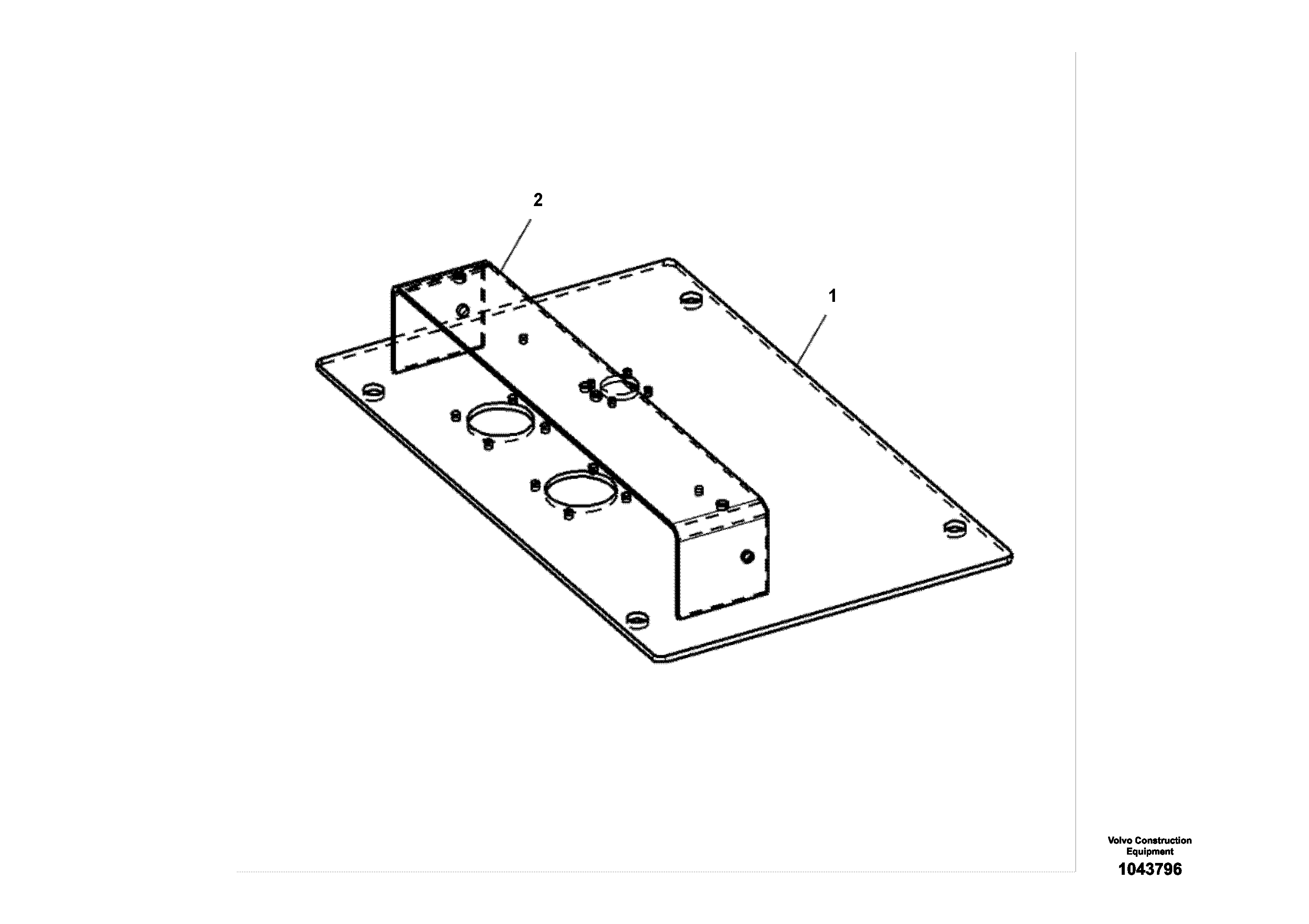 Схема запчастей Volvo ABG4371 S/N 0847503049- - 91588 Distribution box 