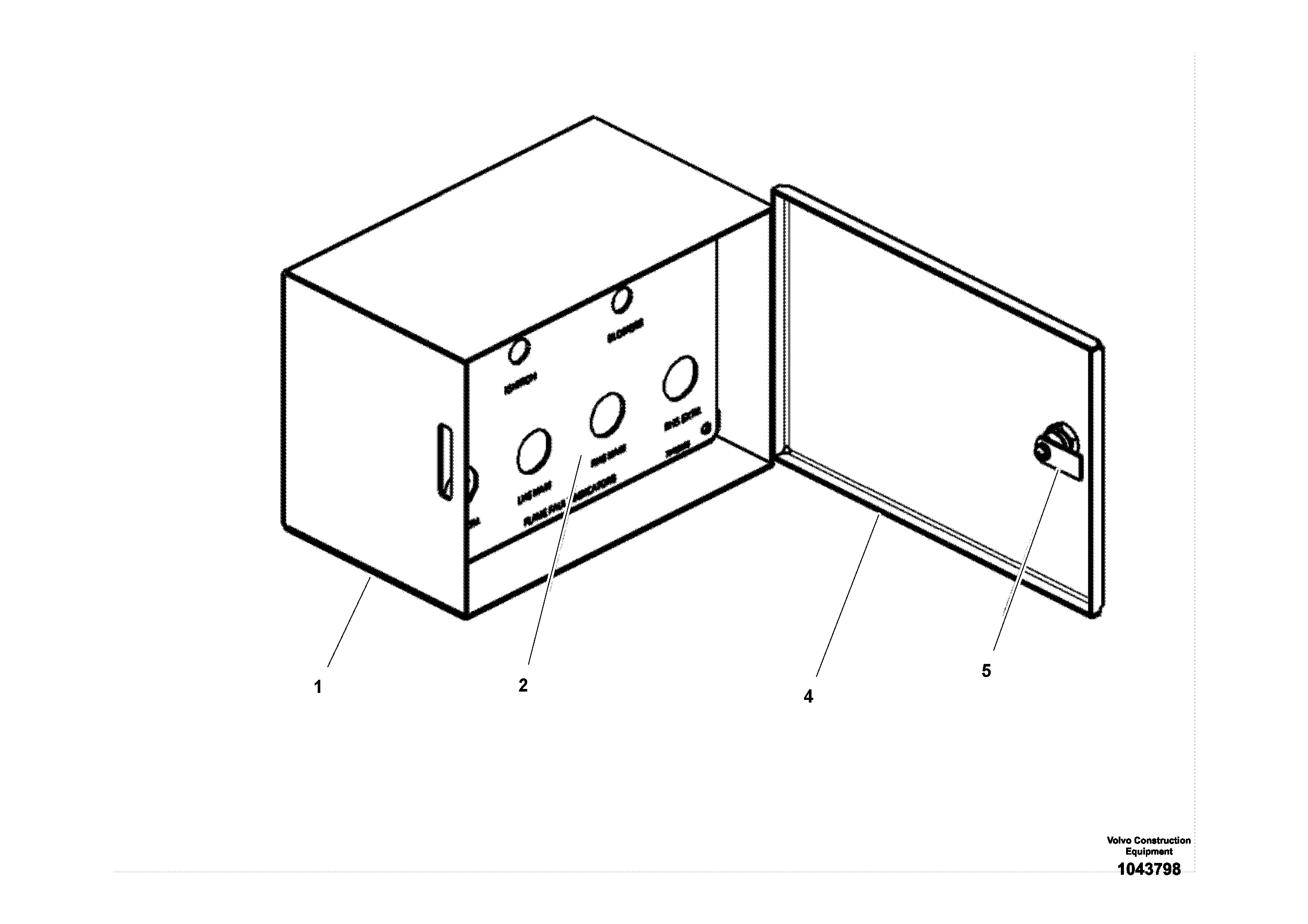 Схема запчастей Volvo ABG4371 S/N 0847503049- - 95515 Flame Control Box Assembly 