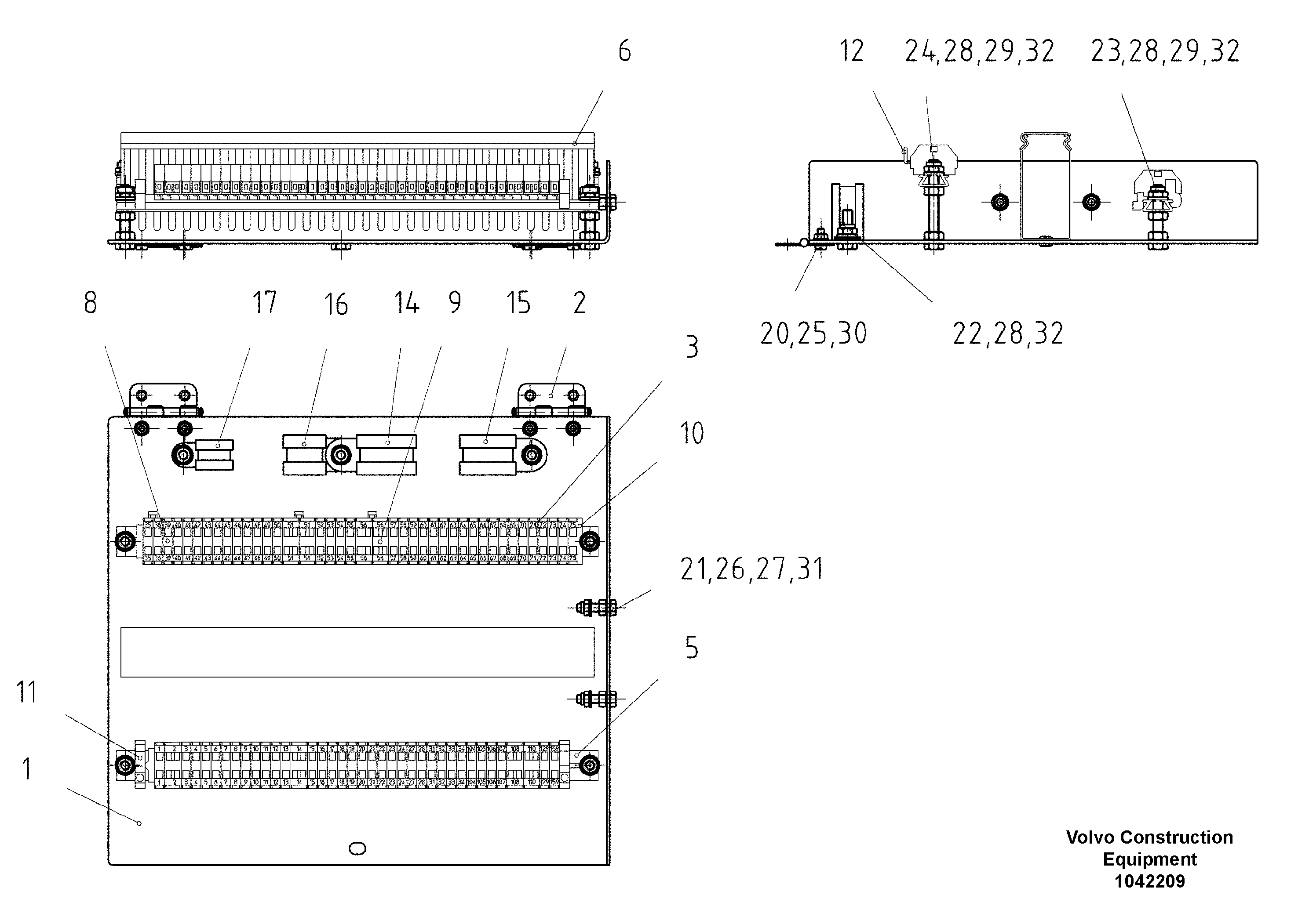 Схема запчастей Volvo ABG3870 - 73536 Distributor ABG3870 S/N 20538 -