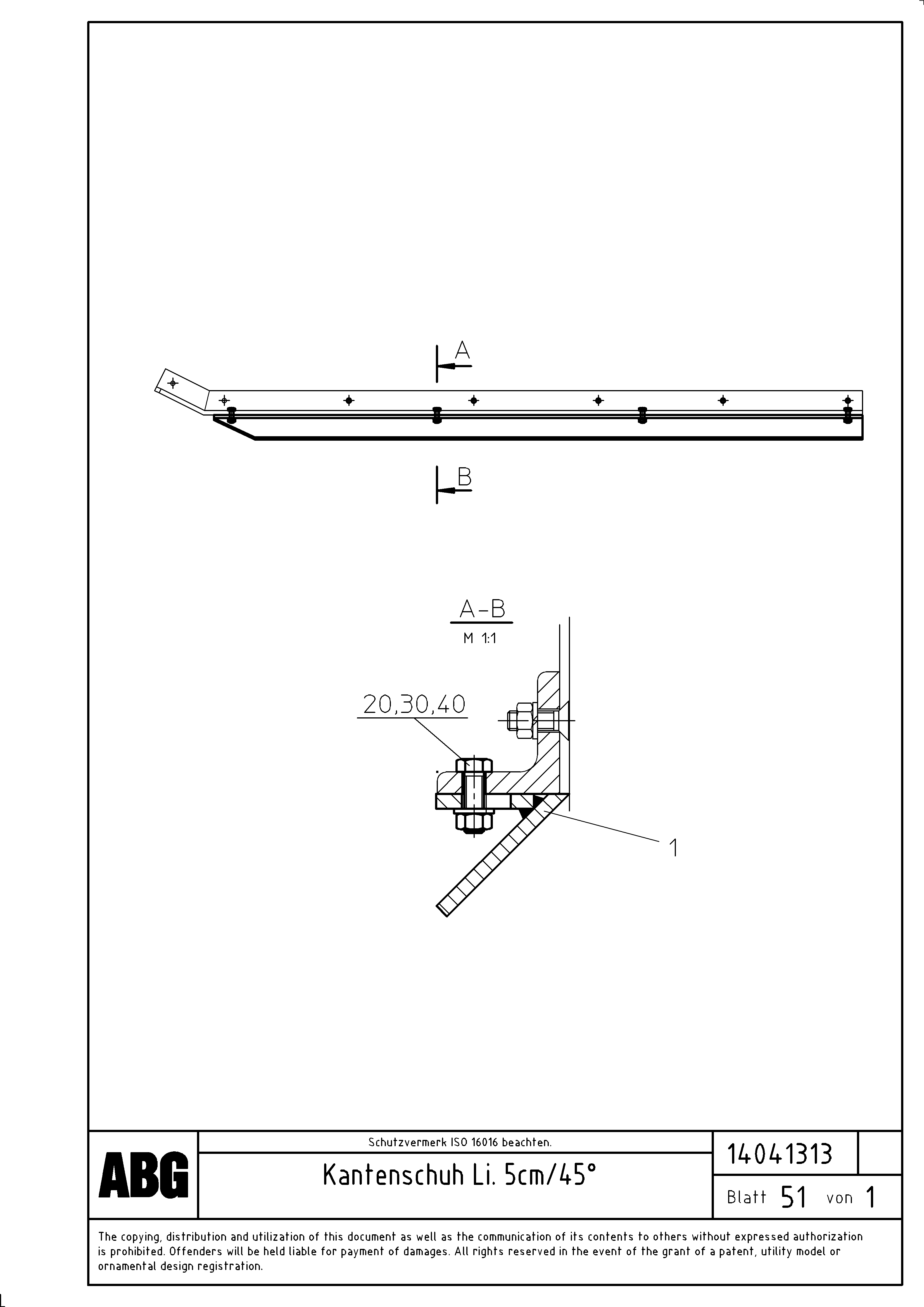 Схема запчастей Volvo ABG3870 - 64590 Edging shoe for lateral limitation VB-V 50 ATT. SCREEDS 2,0 - 5,0M ABG3870
