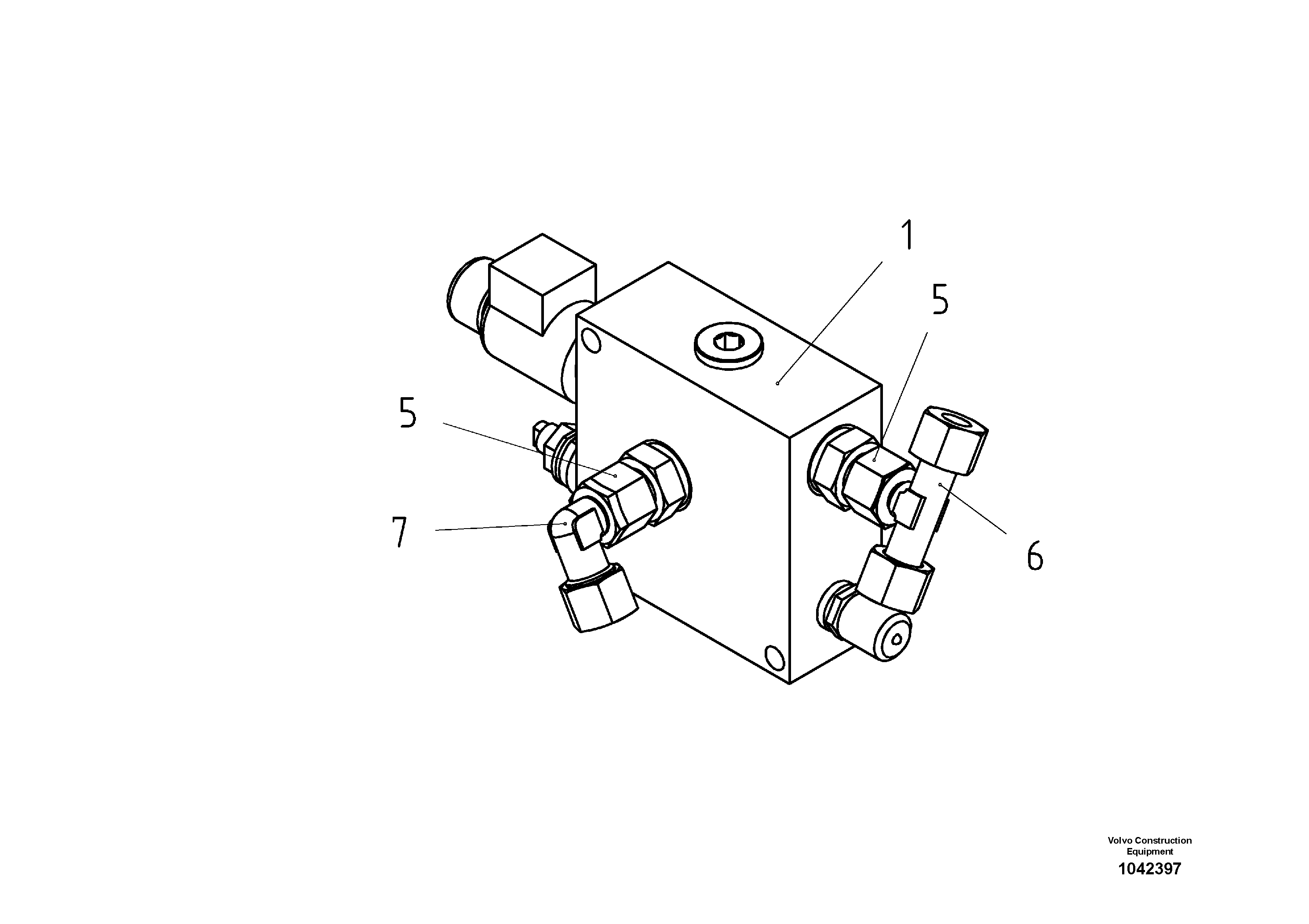 Схема запчастей Volvo ABG3870 - 48230 Valve Screed Assist ABG3870 S/N 20538 -