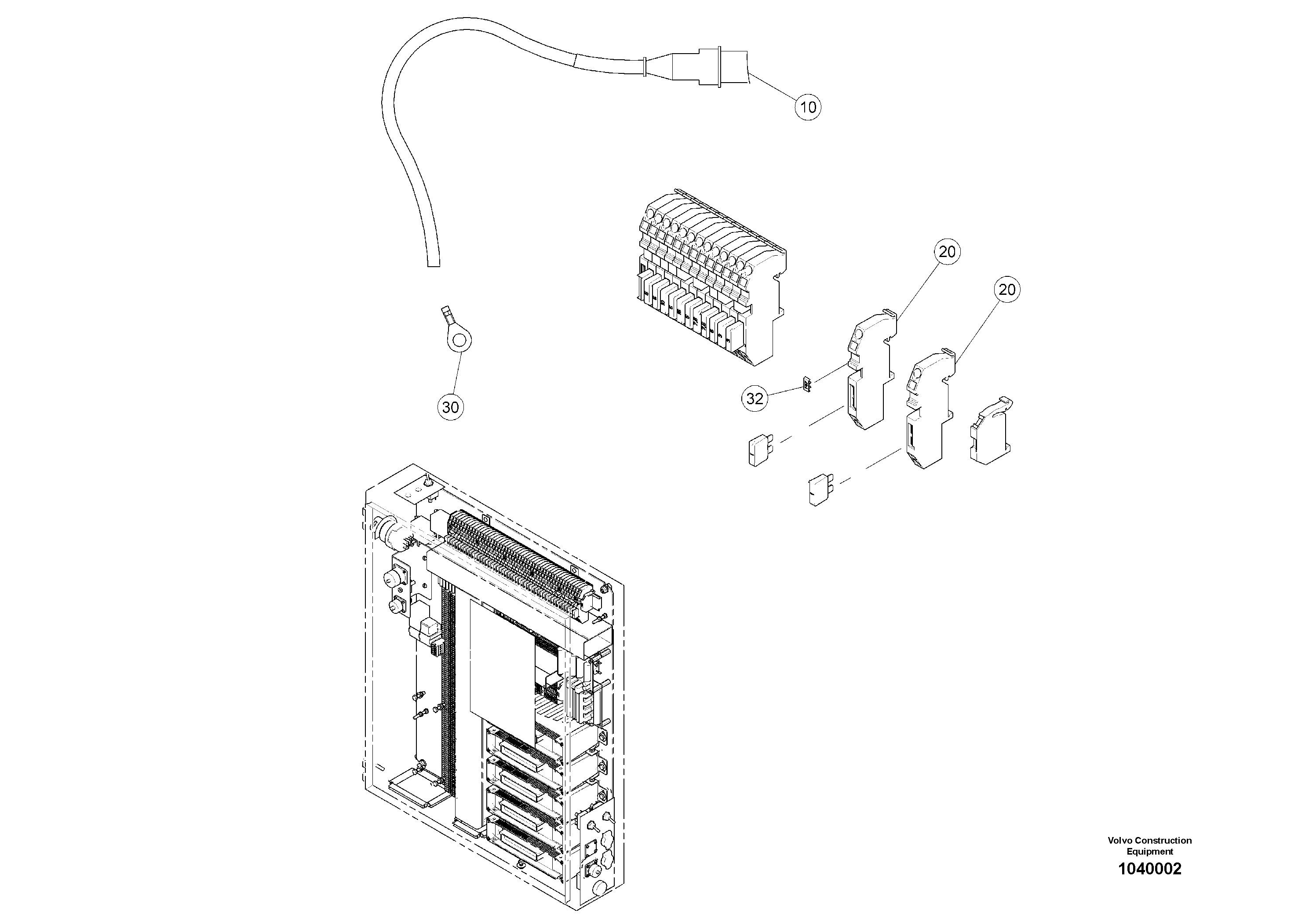 Схема запчастей Volvo ABG5770 - 96900 Electric for Diesel exhaust ABG5770 S/N 20740 -