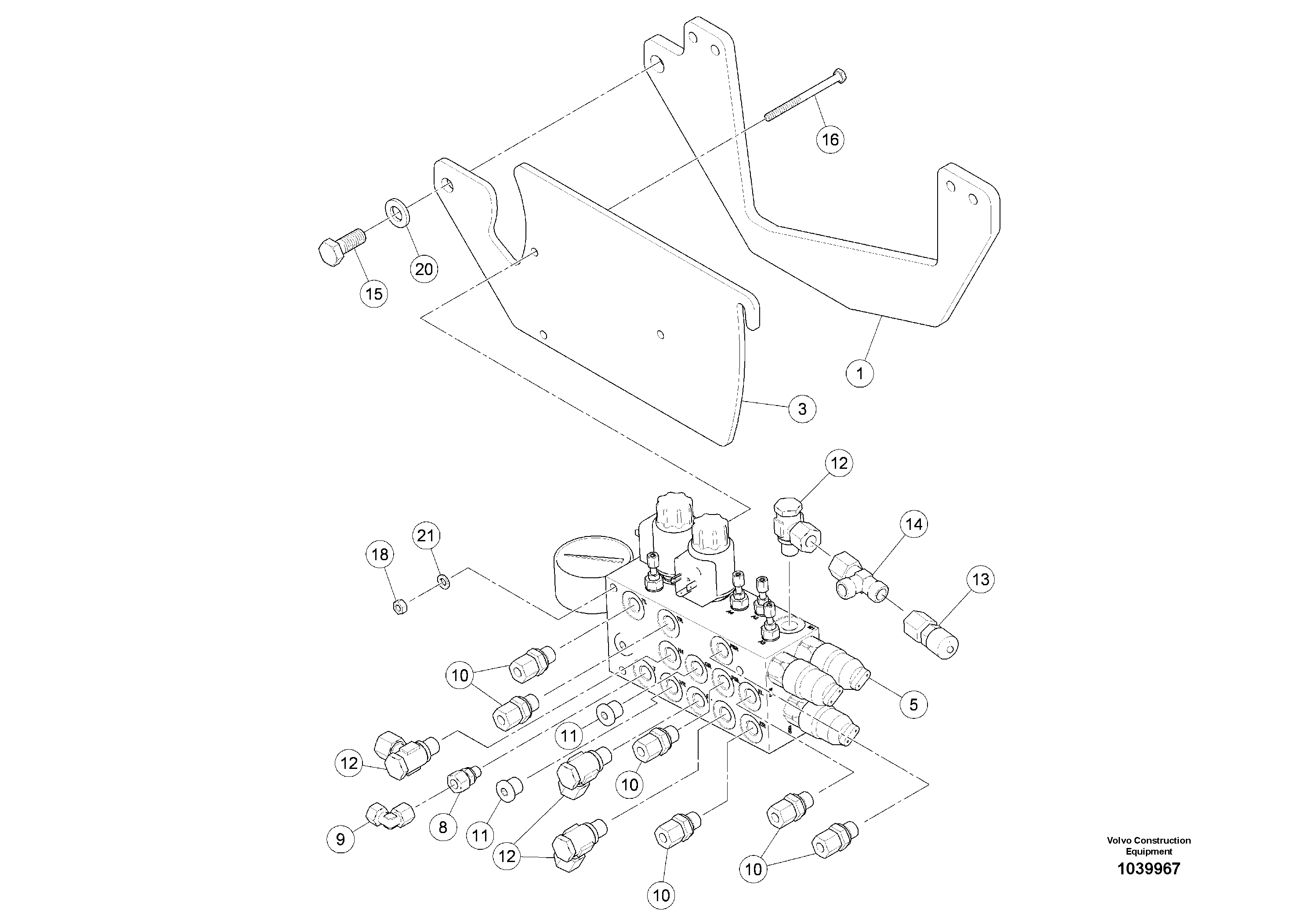 Схема запчастей Volvo ABG5770 - 98809 Gearshift Valve ABG5770 S/N 20740 -