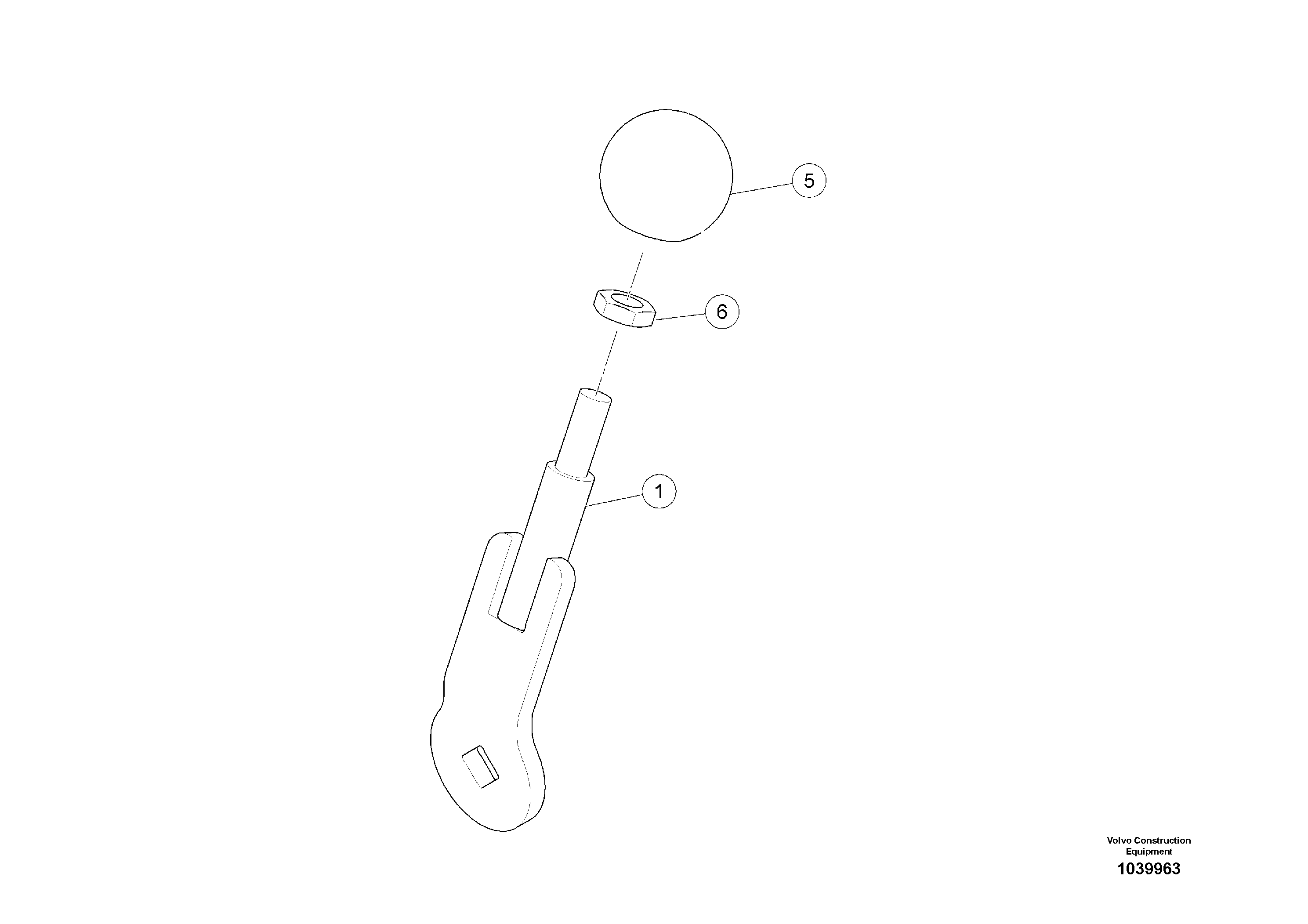 Схема запчастей Volvo ABG5770 - 93984 Boom piping with safety valve ABG5770 S/N 20740 -