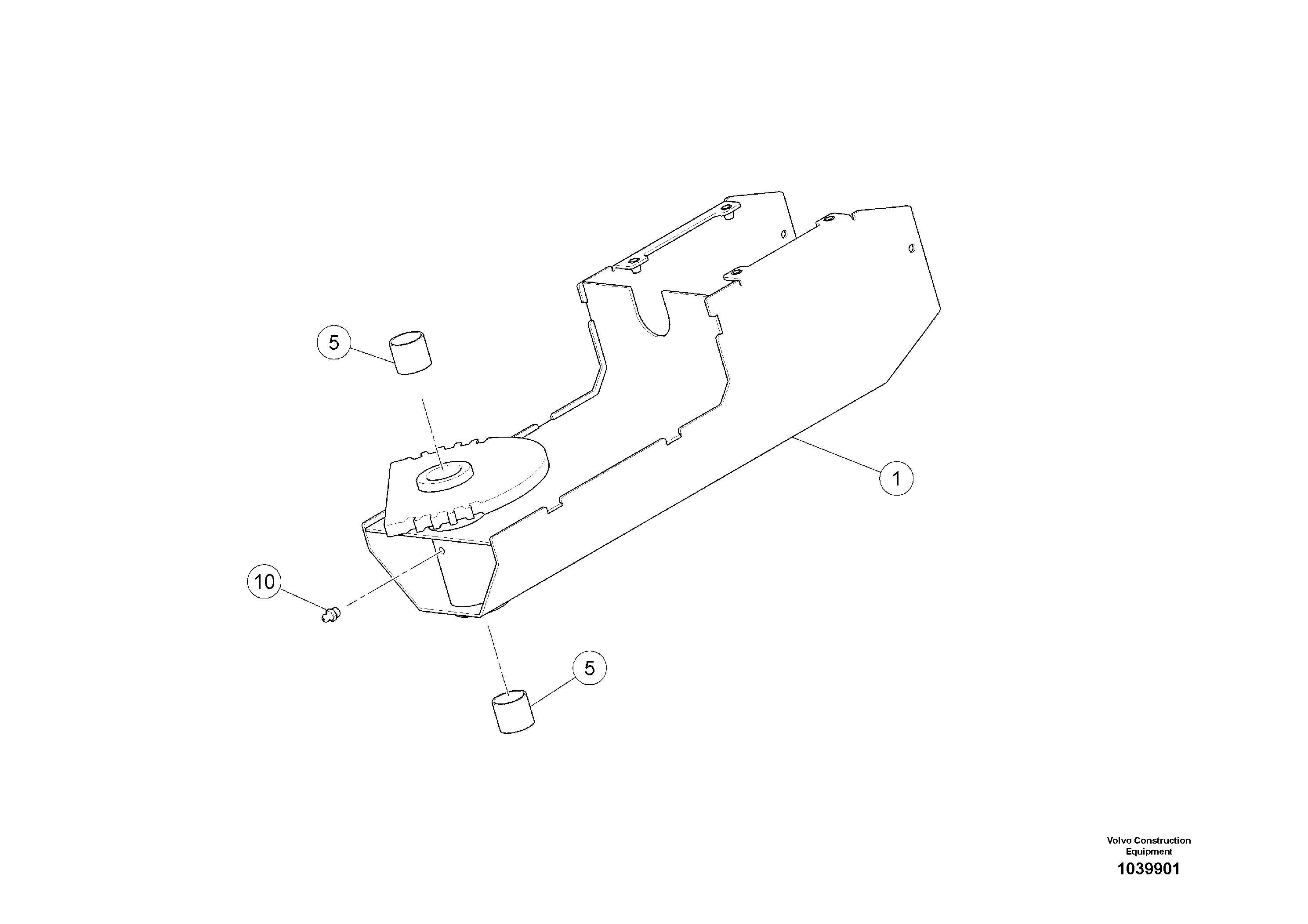 Схема запчастей Volvo ABG5770 - 95146 steering link set ABG5770 S/N 20740 -