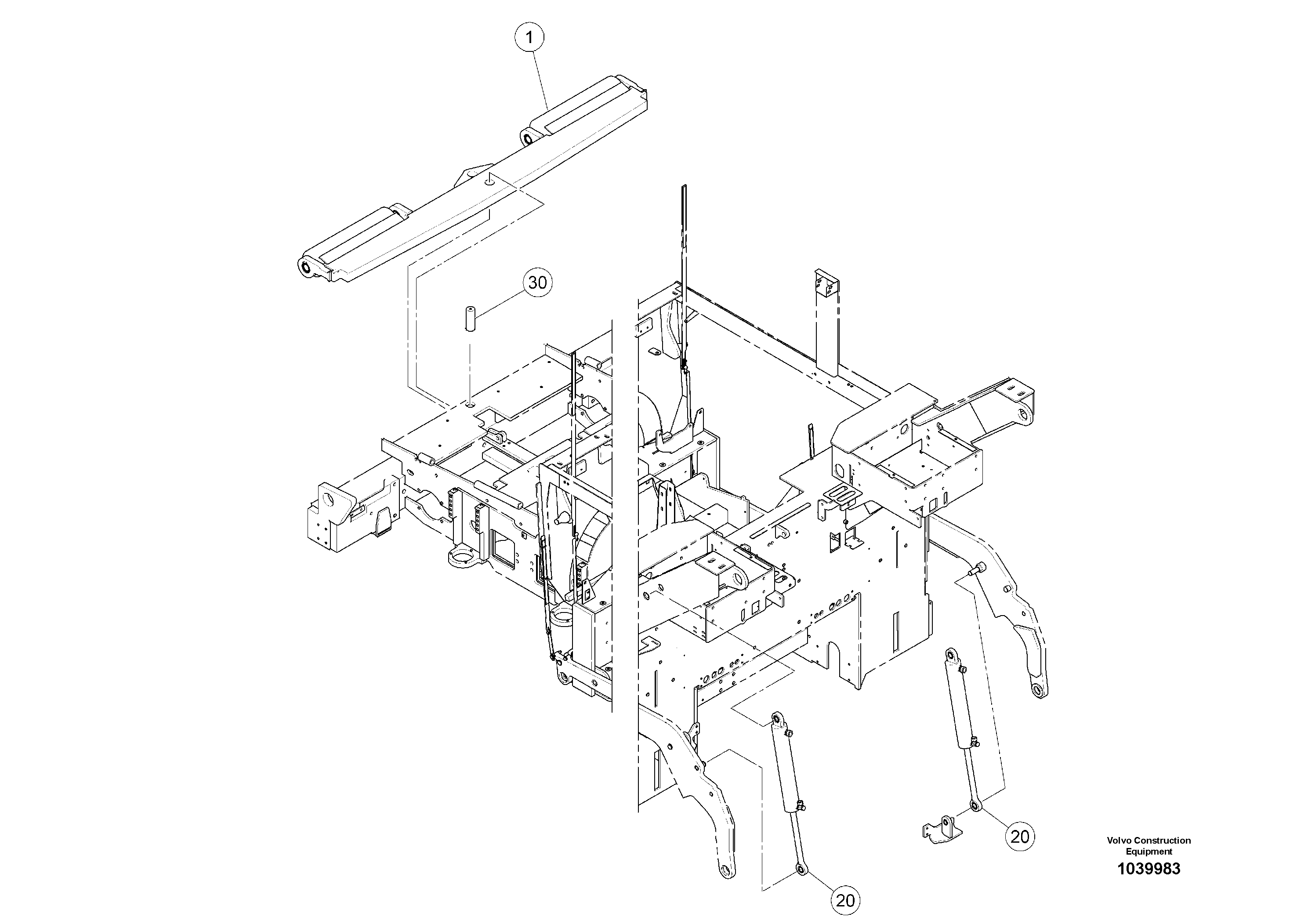 Схема запчастей Volvo ABG5770 - 87627 Italy Kit ABG5770 S/N 20740 -