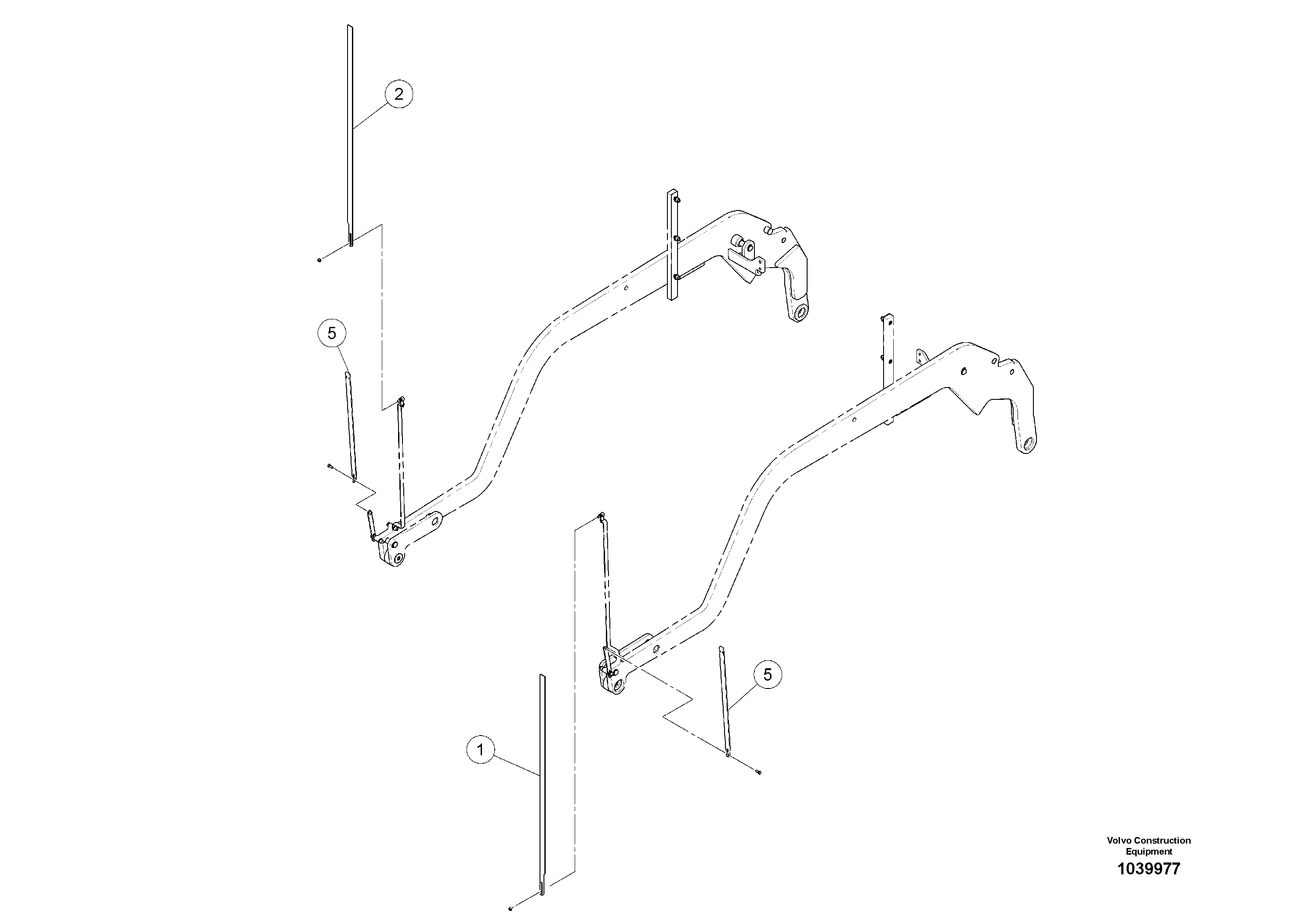 Схема запчастей Volvo ABG5770 - 101158 Levelling Scales ABG5770 S/N 20740 -