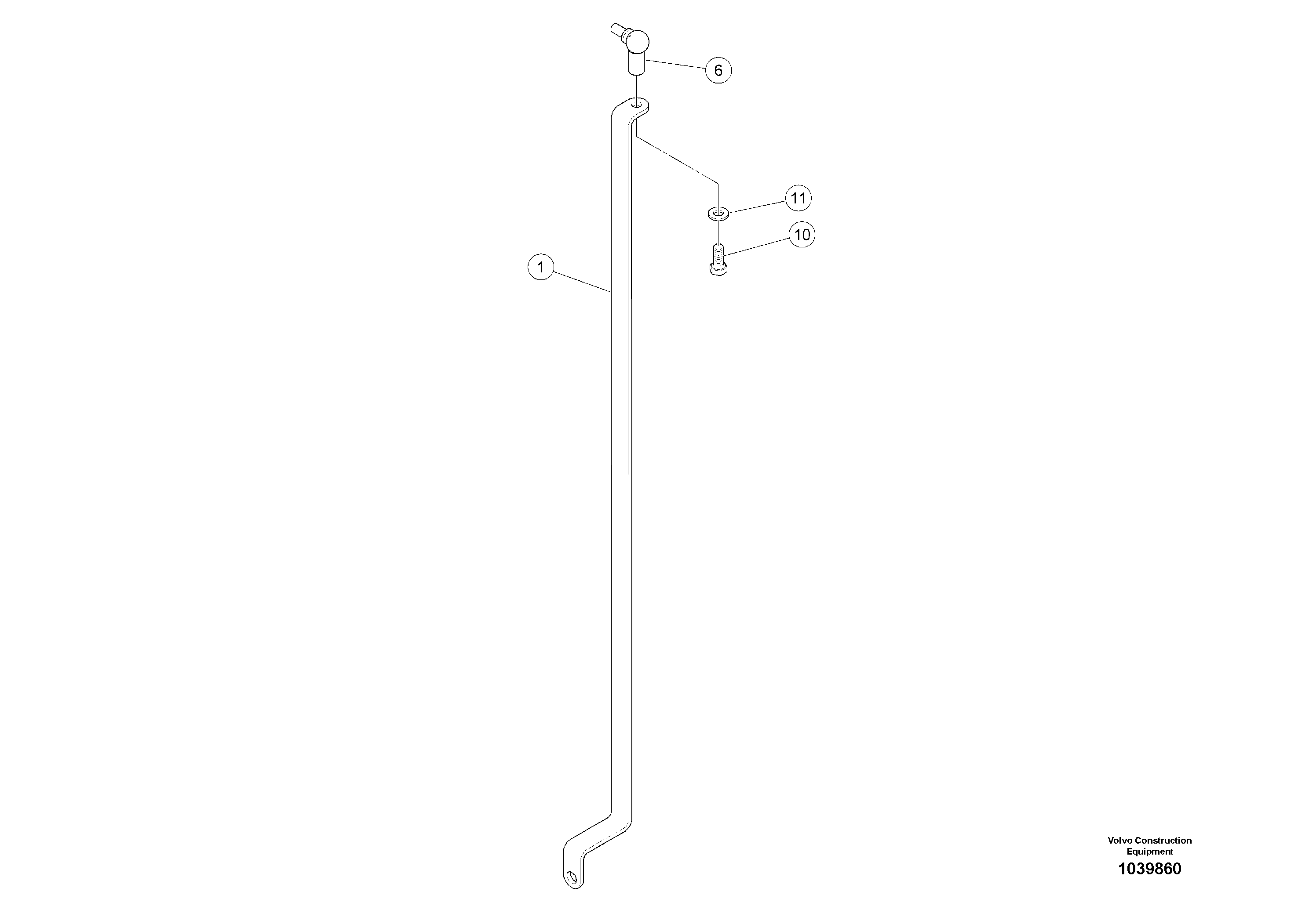 Схема запчастей Volvo ABG5770 - 92455 Indicator Arm ABG5770 S/N 20740 -