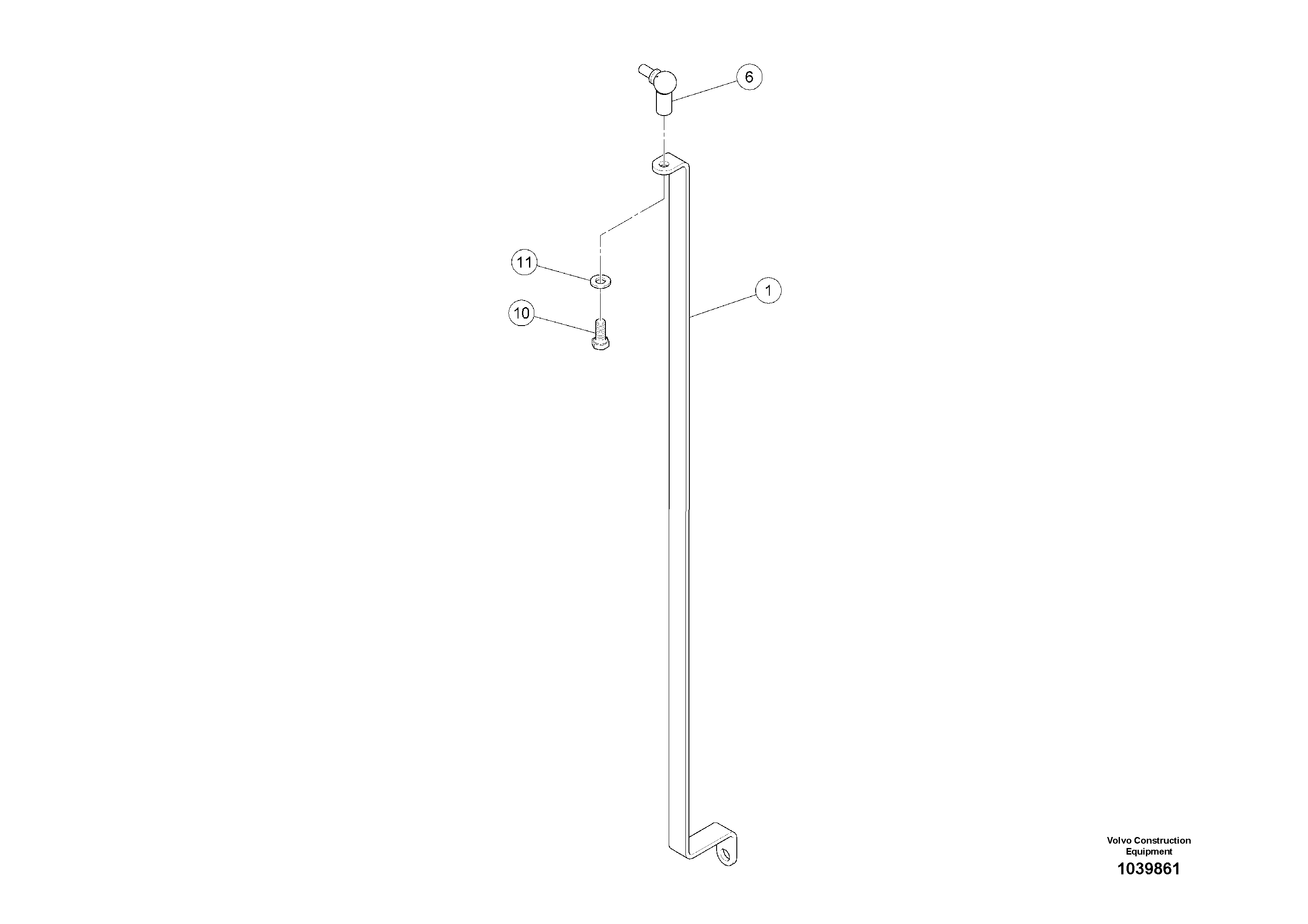 Схема запчастей Volvo ABG5770 - 97212 Indicator Arm ABG5770 S/N 20740 -