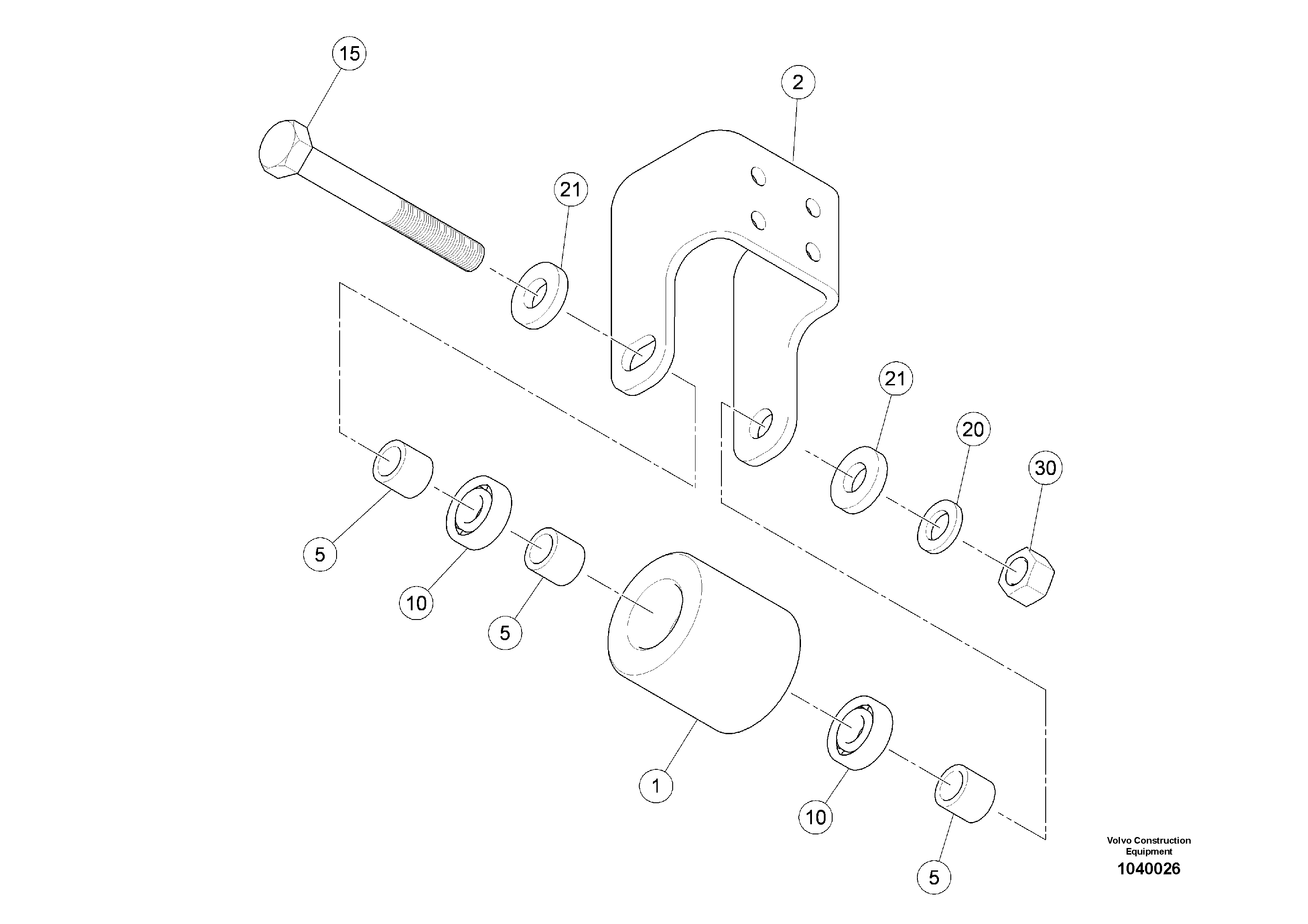 Схема запчастей Volvo ABG5770 - 92177 Tensioner ABG5770 S/N 20740 -