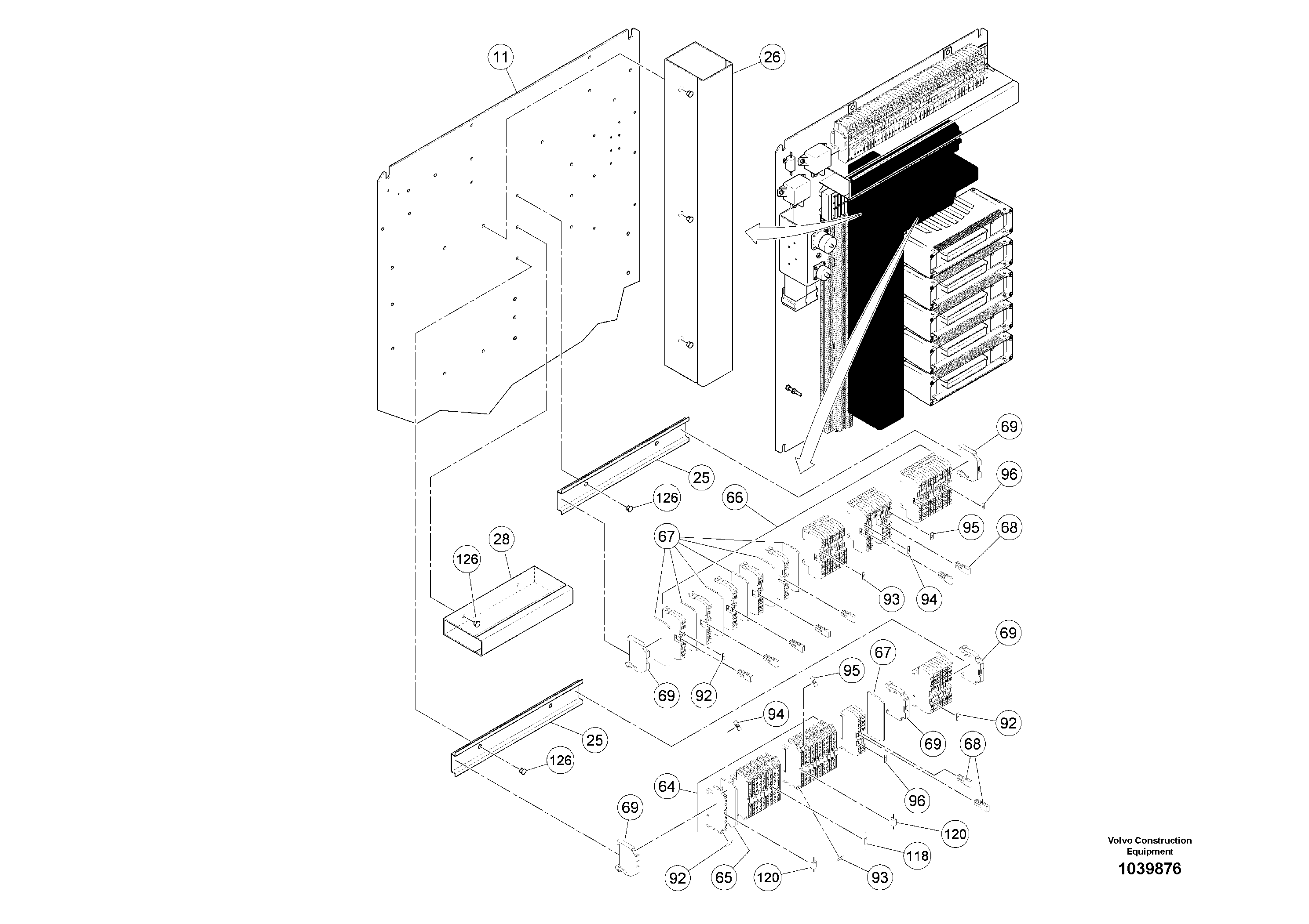Схема запчастей Volvo ABG5770 - 91564 main distributor ABG5770 S/N 20740 -
