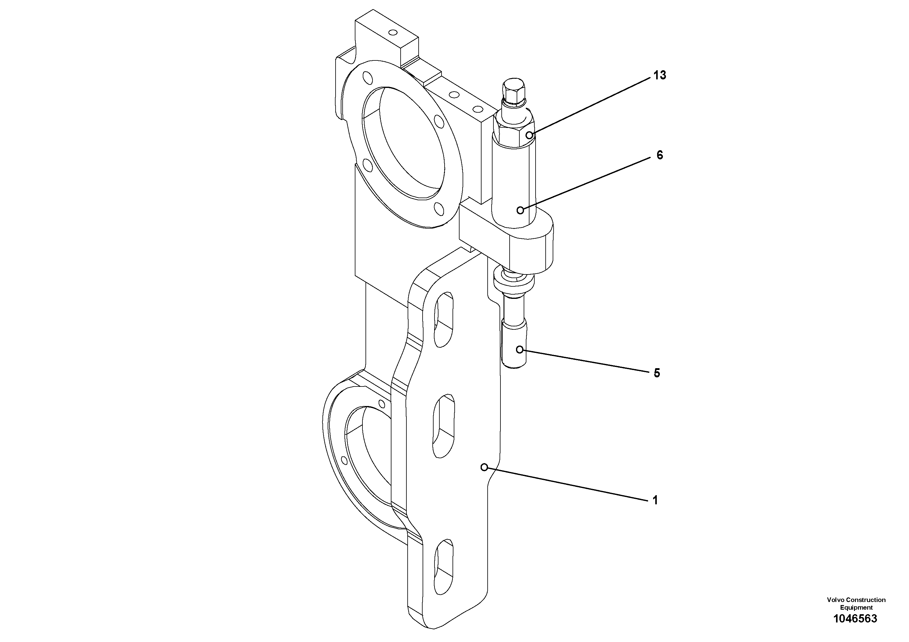 Схема запчастей Volvo ABG5770 - 79485 Mechanical screed holder for extandable screed VB 78 ETC ATT. SCREED 2,5 - 9,0 M ABG5770, ABG5870, ABG6870