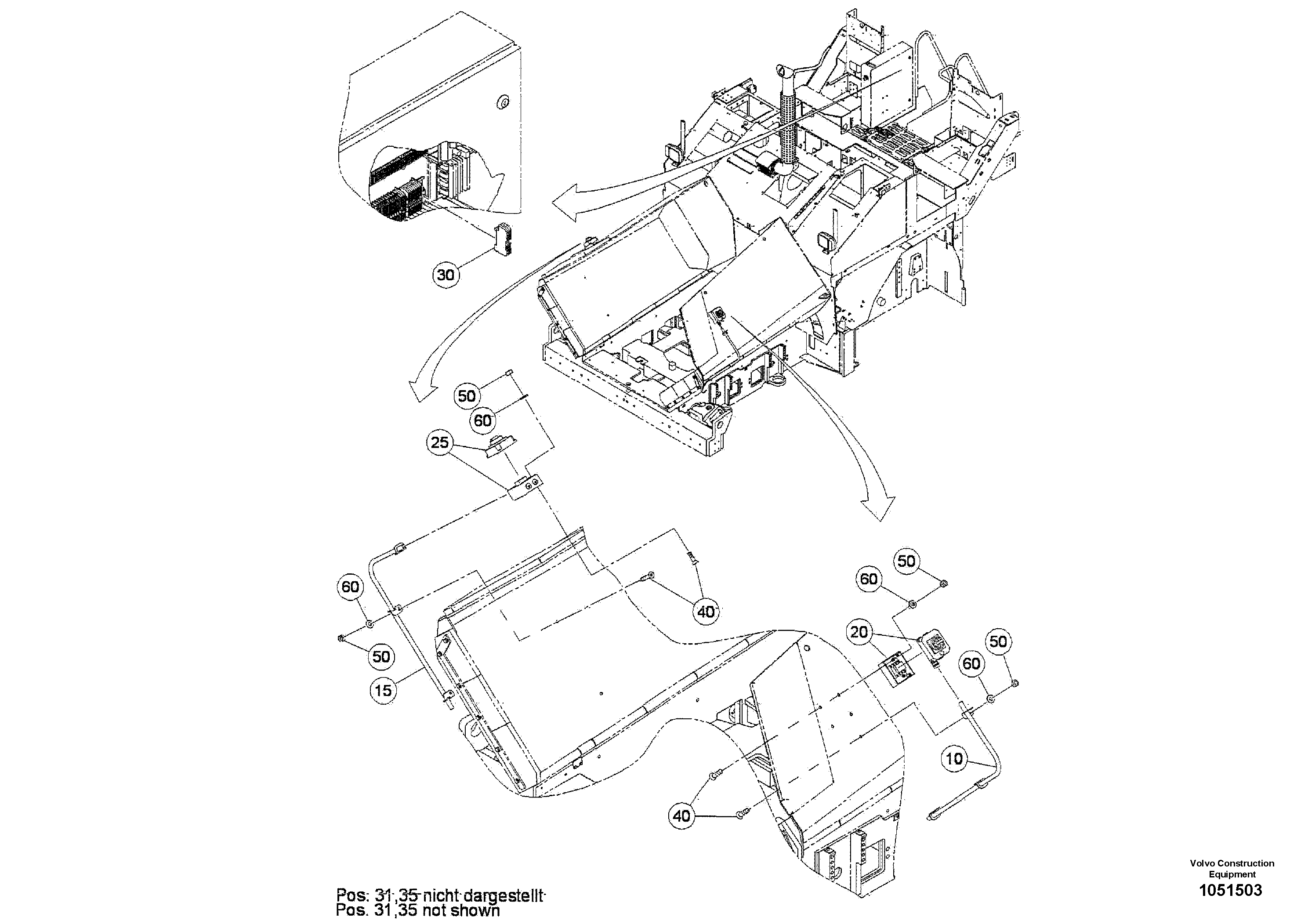 Схема запчастей Volvo ABG5870 - 83614 Traction Isolator Switch ABG5870 S/N 22058 -