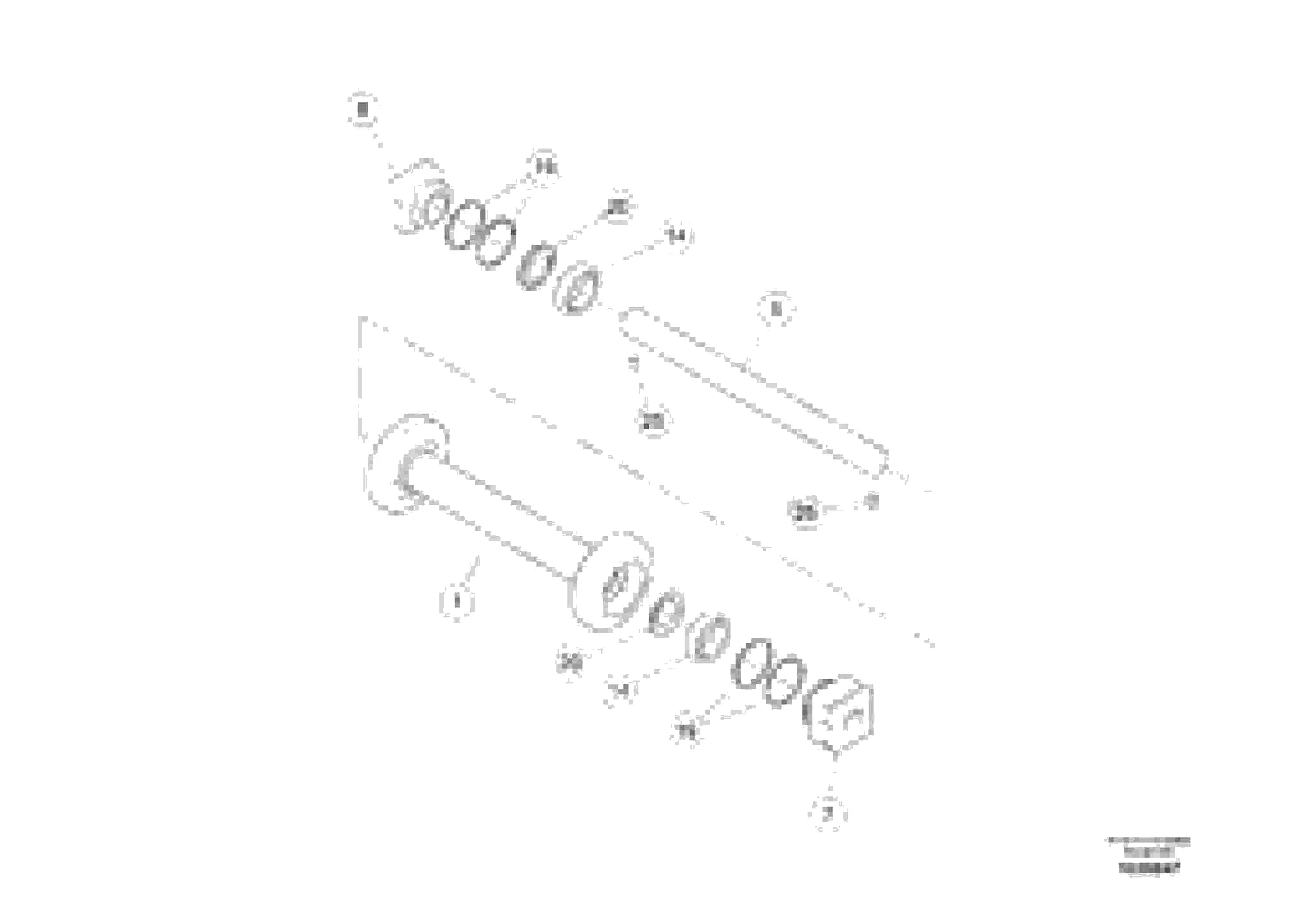 Схема запчастей Volvo ABG5870 - 52276 Conveyor Tensioning Unit ABG5870 S/N 22058 -