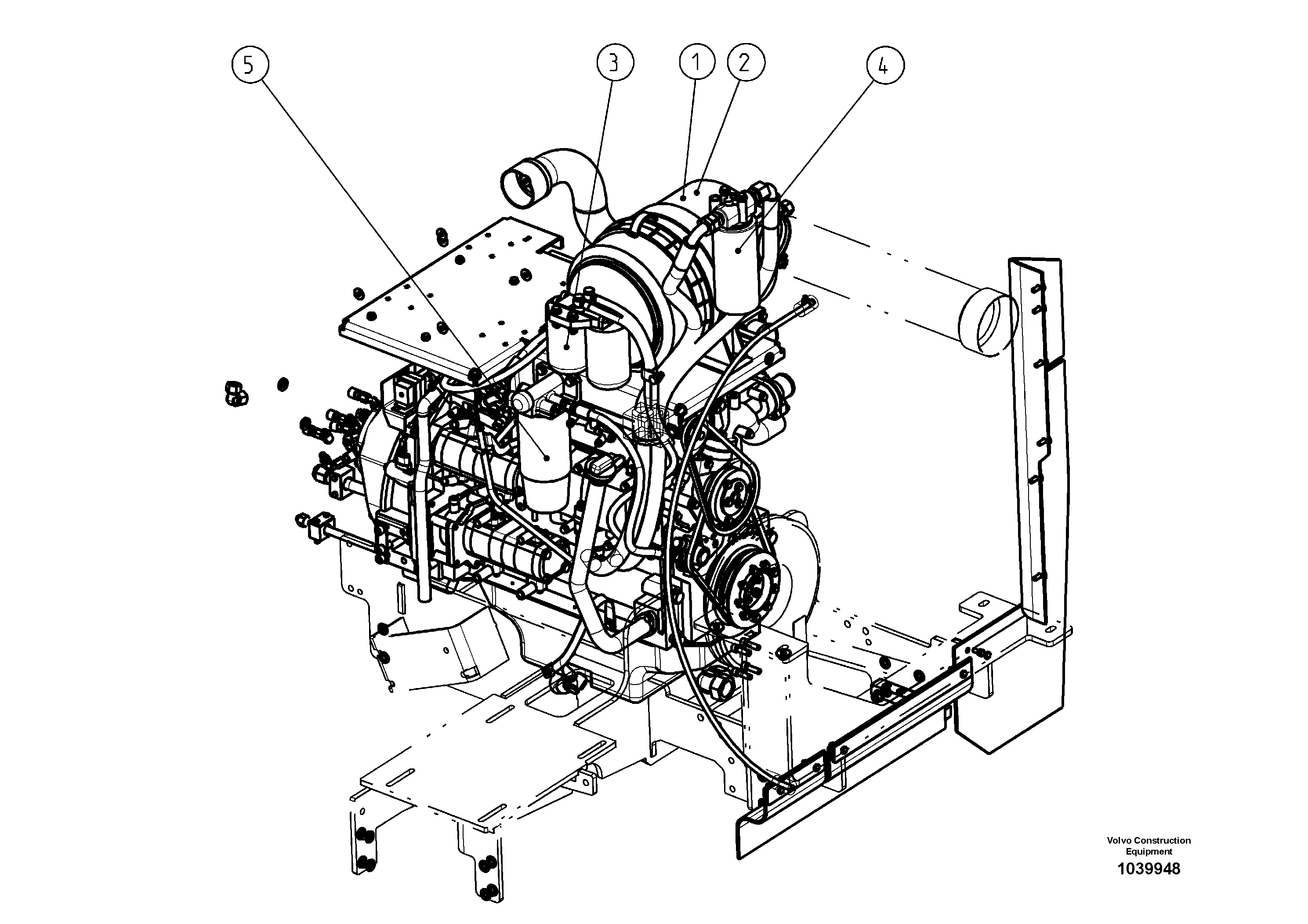 Схема запчастей Volvo ABG5870 - 56639 Inspection kit Small ABG5870 S/N 22058 -