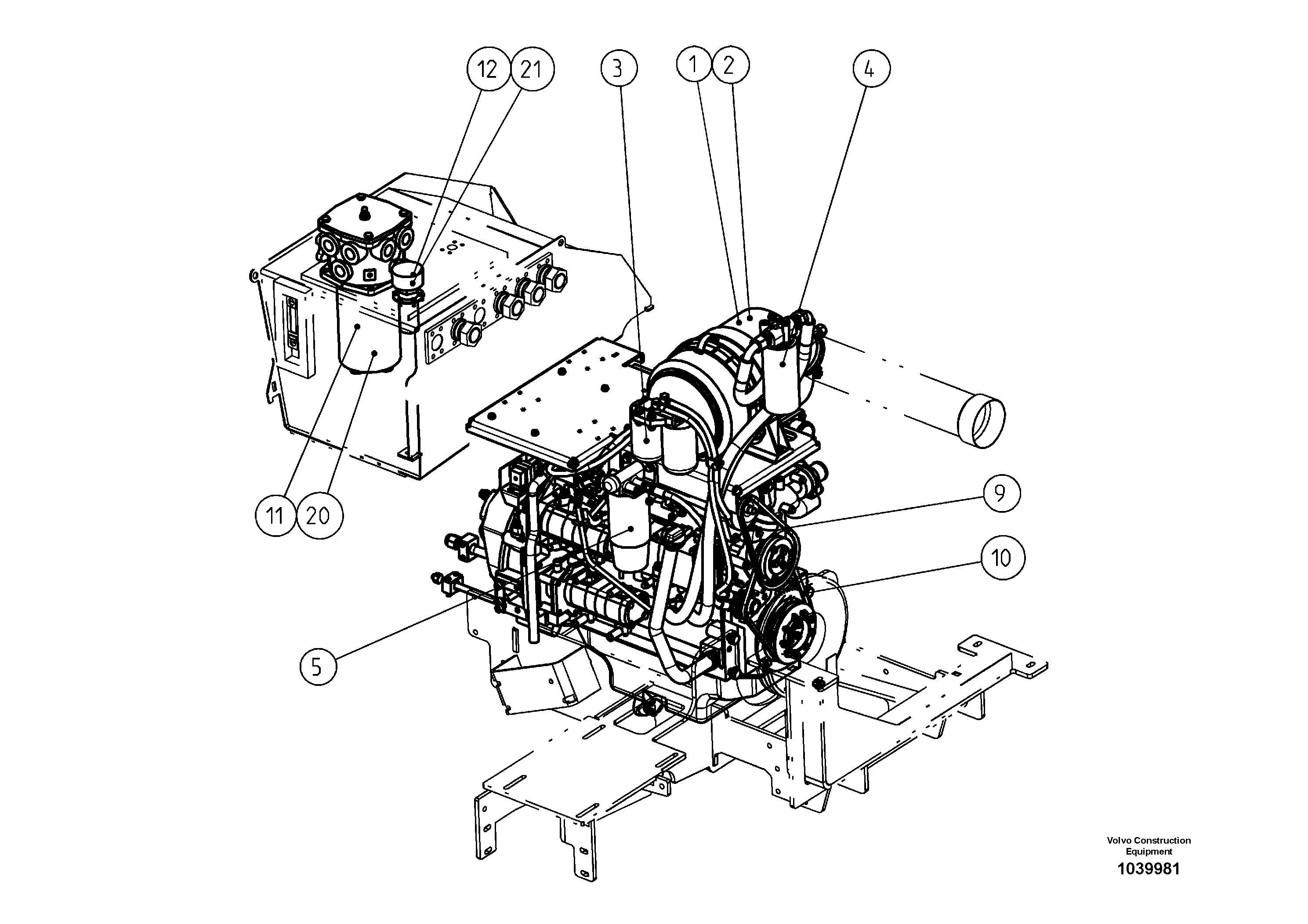 Схема запчастей Volvo ABG5870 - 71651 Inspection kit Big ABG5870 S/N 22058 -