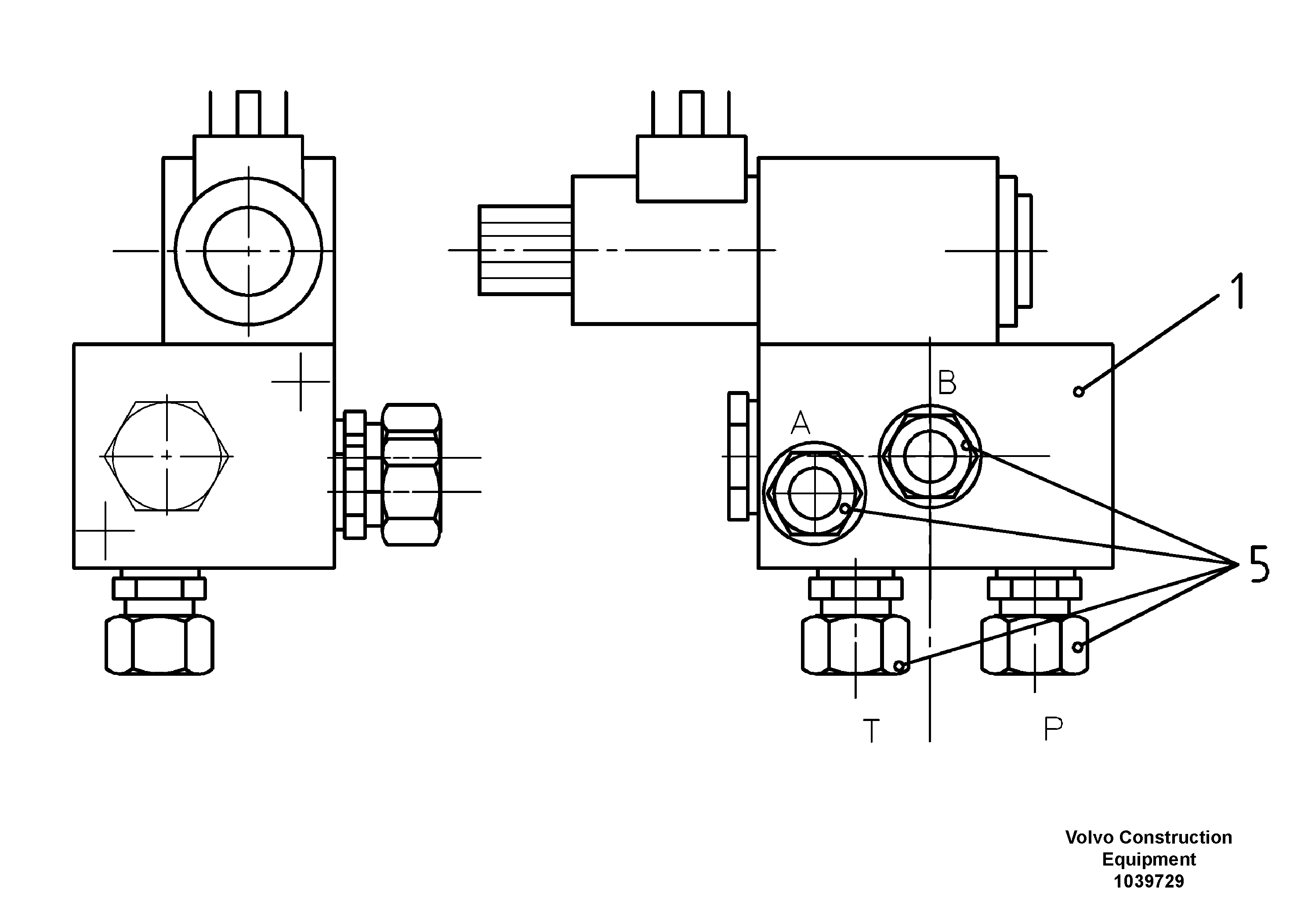 Схема запчастей Volvo ABG6870 - 55771 Valve Complete ABG6870 S/N 20735 -