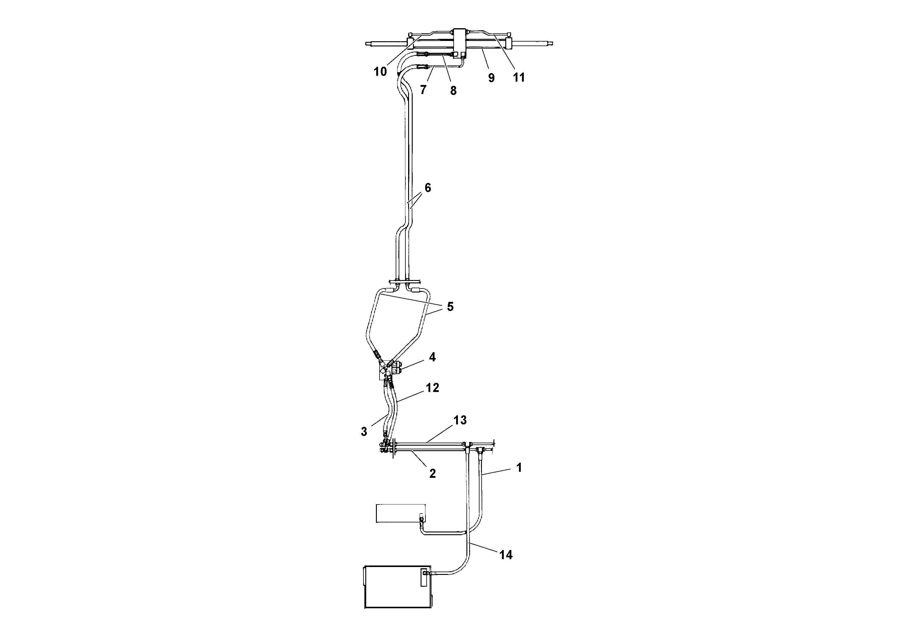 Схема запчастей Volvo PF161 - 70416 Optional Truck Hitch Hydraulic System PF161 S/N 197506 -