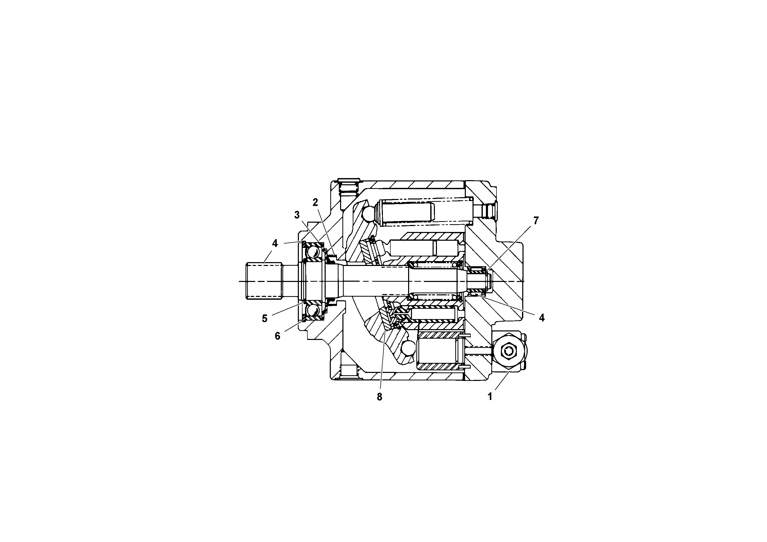 Схема запчастей Volvo PF161 - 69205 General Purpose Pump PF161 S/N 197506 -