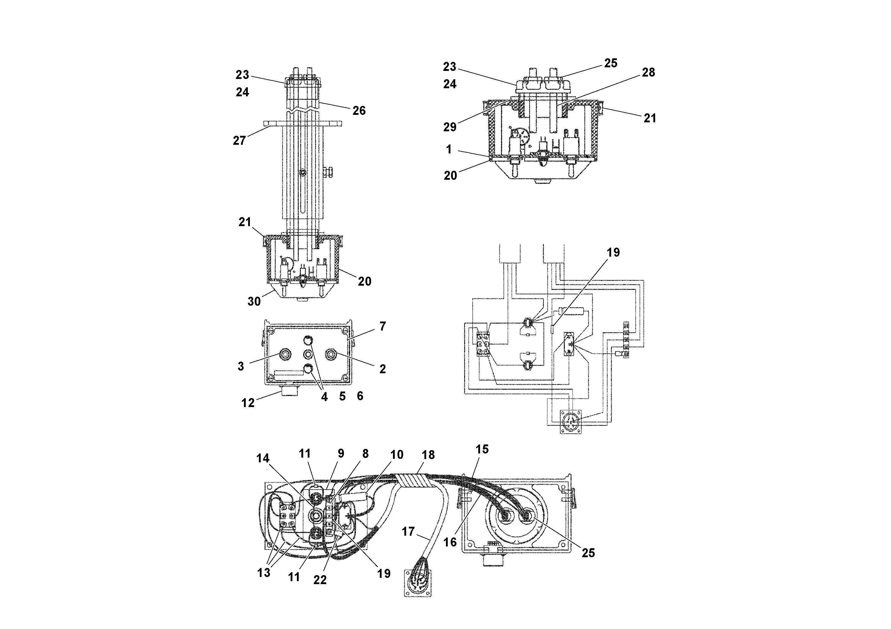 Схема запчастей Volvo PF161 - 90763 Control Station Assembly AGS 7.5 ATT. BLAW KONTROL II PF161, PF2181, PF4410