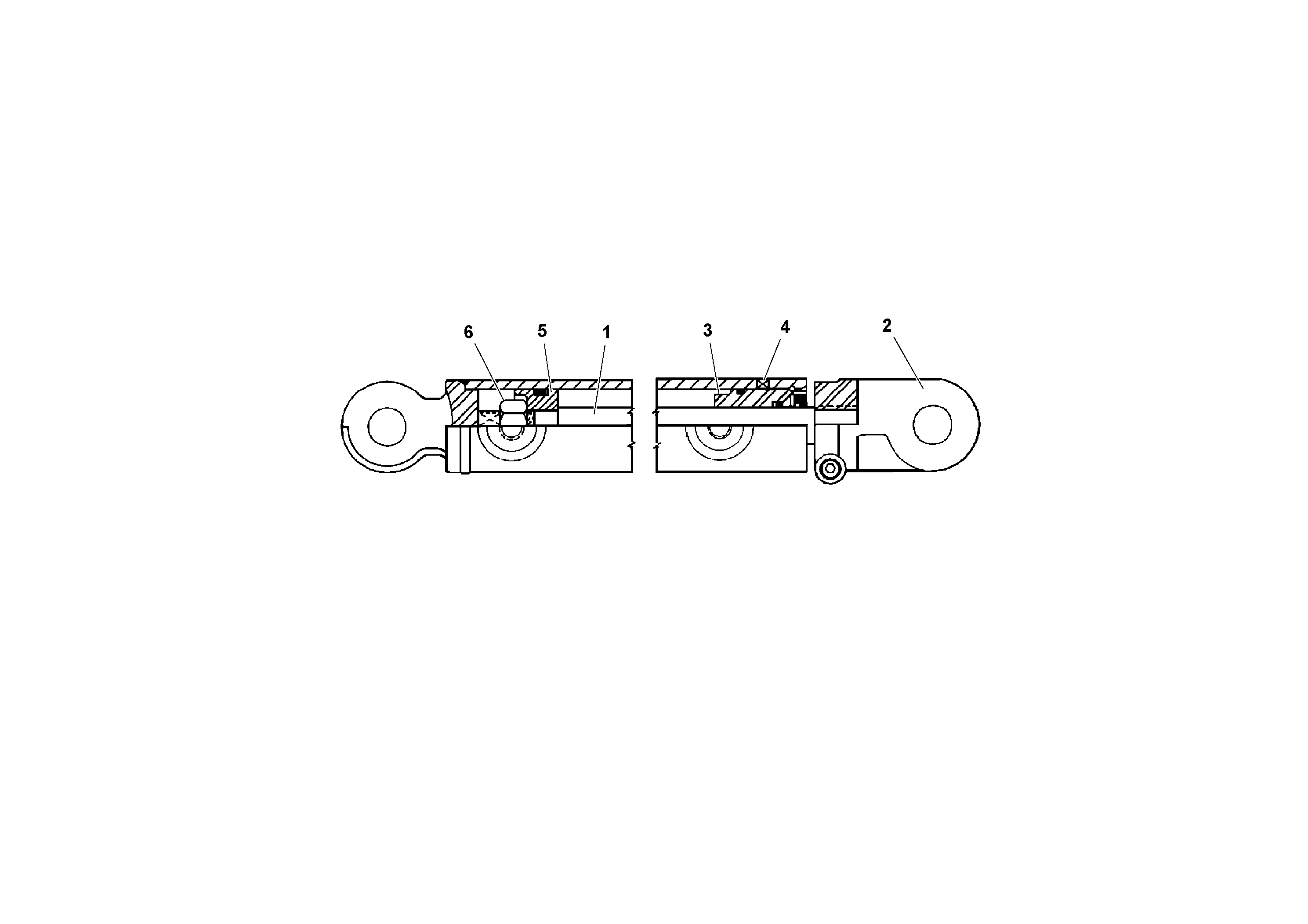 Схема запчастей Volvo PF2181 - 91765 Flowgate Cylinder PF2181 S/N 197473-