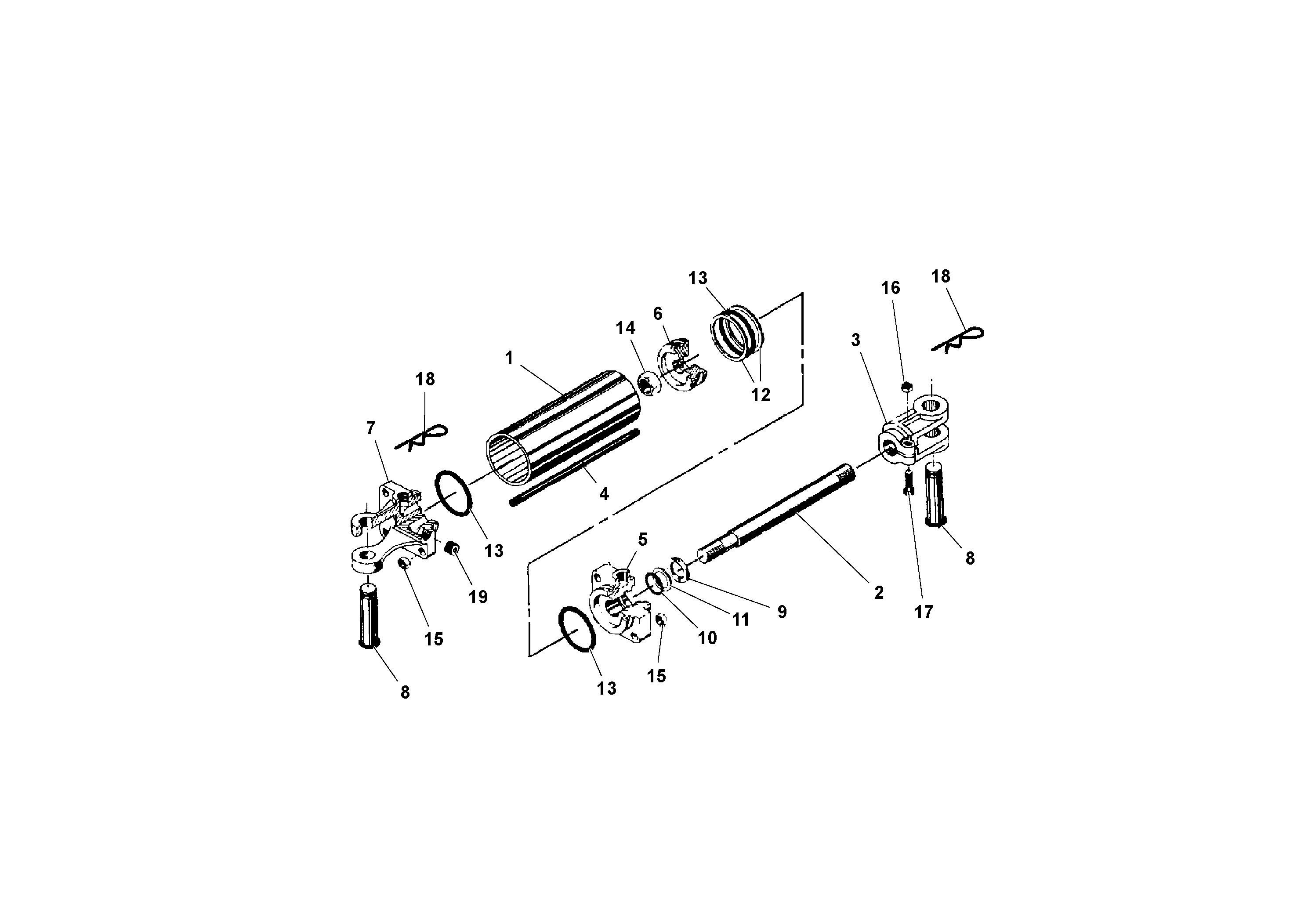 Схема запчастей Volvo PF2181 - 93566 Cylinders PF2181 S/N 197473-