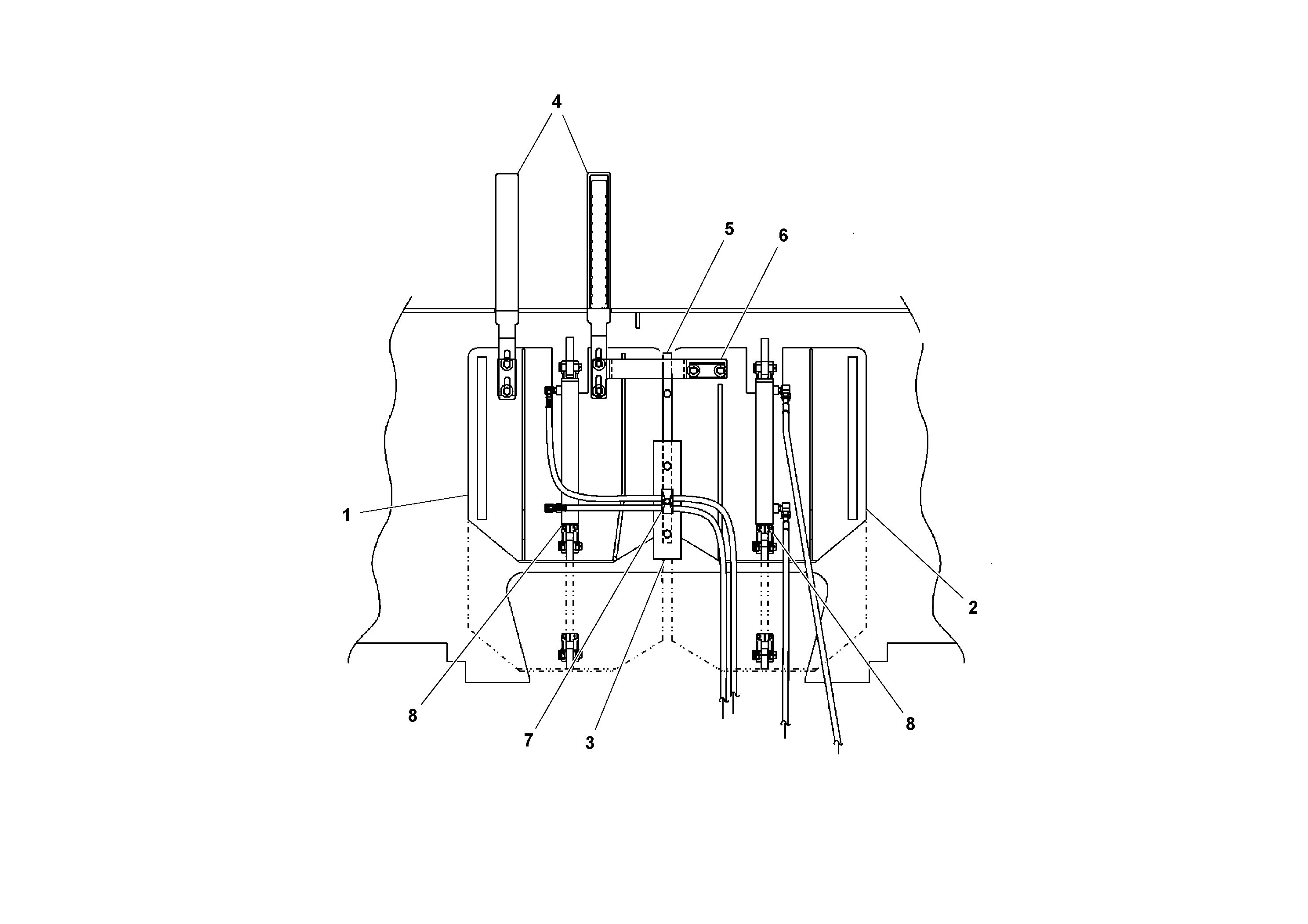 Схема запчастей Volvo PF2181 - 94471 Flowgate Arrangement PF2181 S/N 197473-