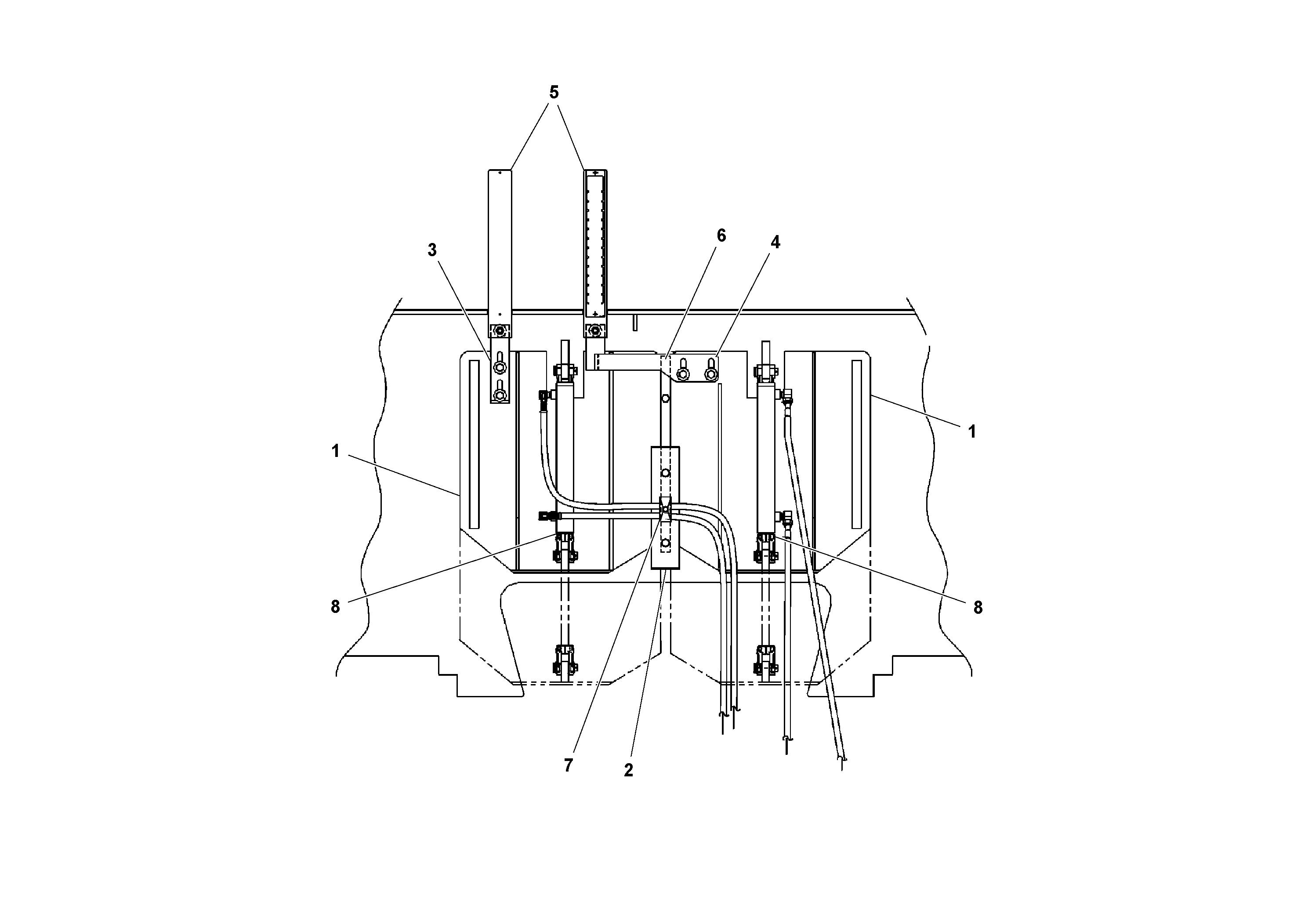 Схема запчастей Volvo PF2181 - 96918 Flowgate Arrangement PF2181 S/N 197473-