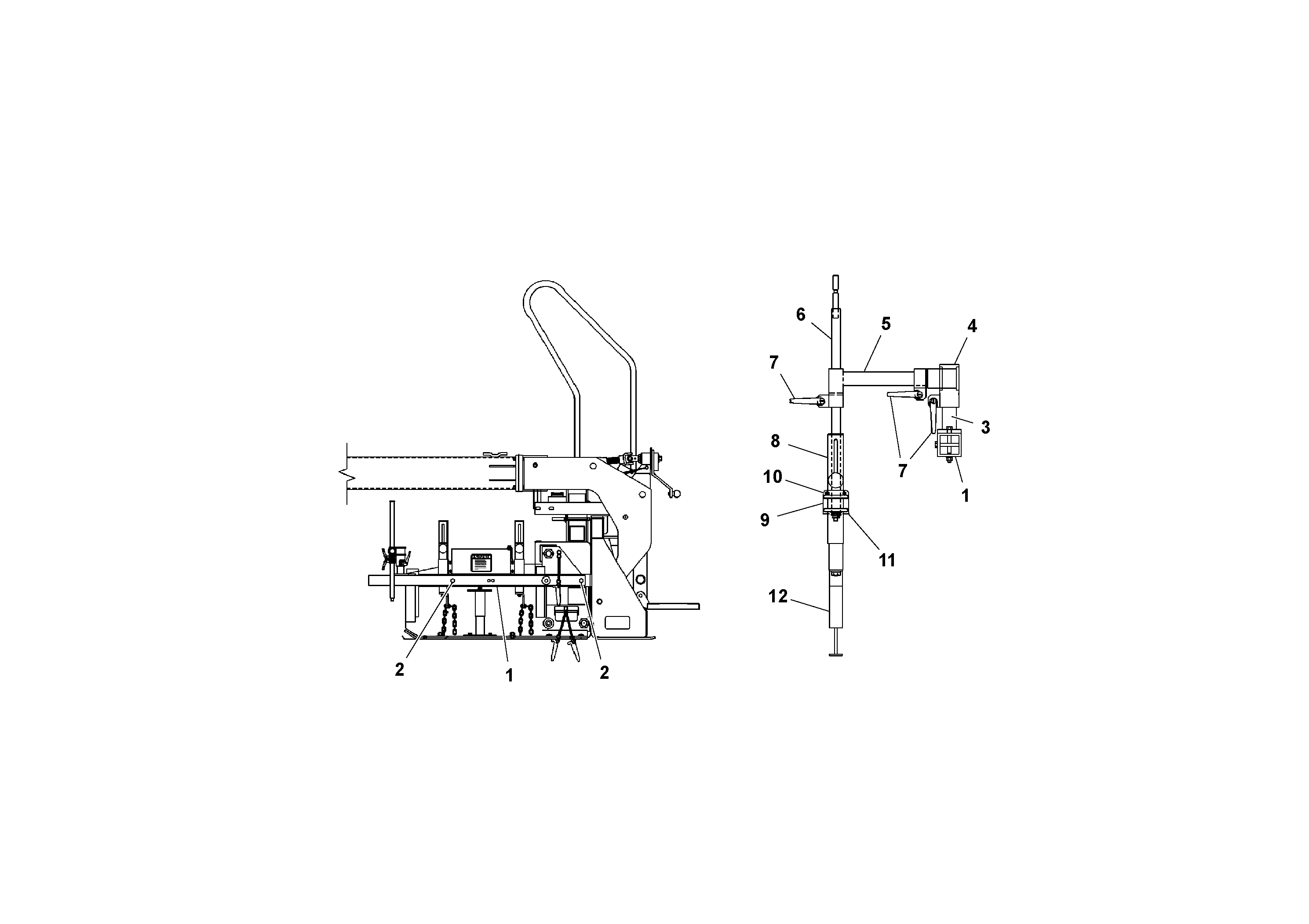 Схема запчастей Volvo PF2181 - 98494 Sensor Mounting Group PF2181 S/N 197473-