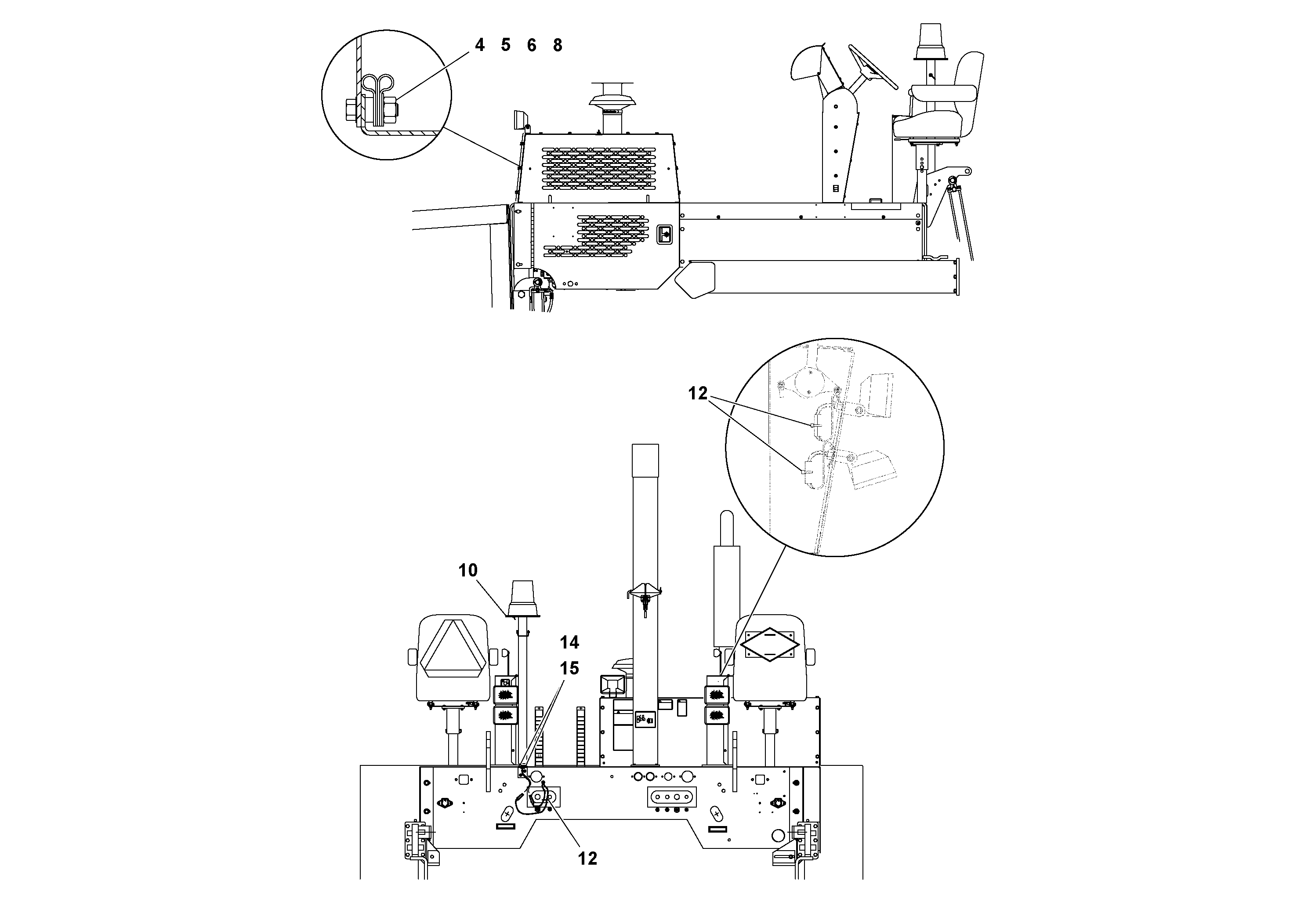 Схема запчастей Volvo PF2181 - 79672 Flood Light Installation PF2181 S/N 200987-