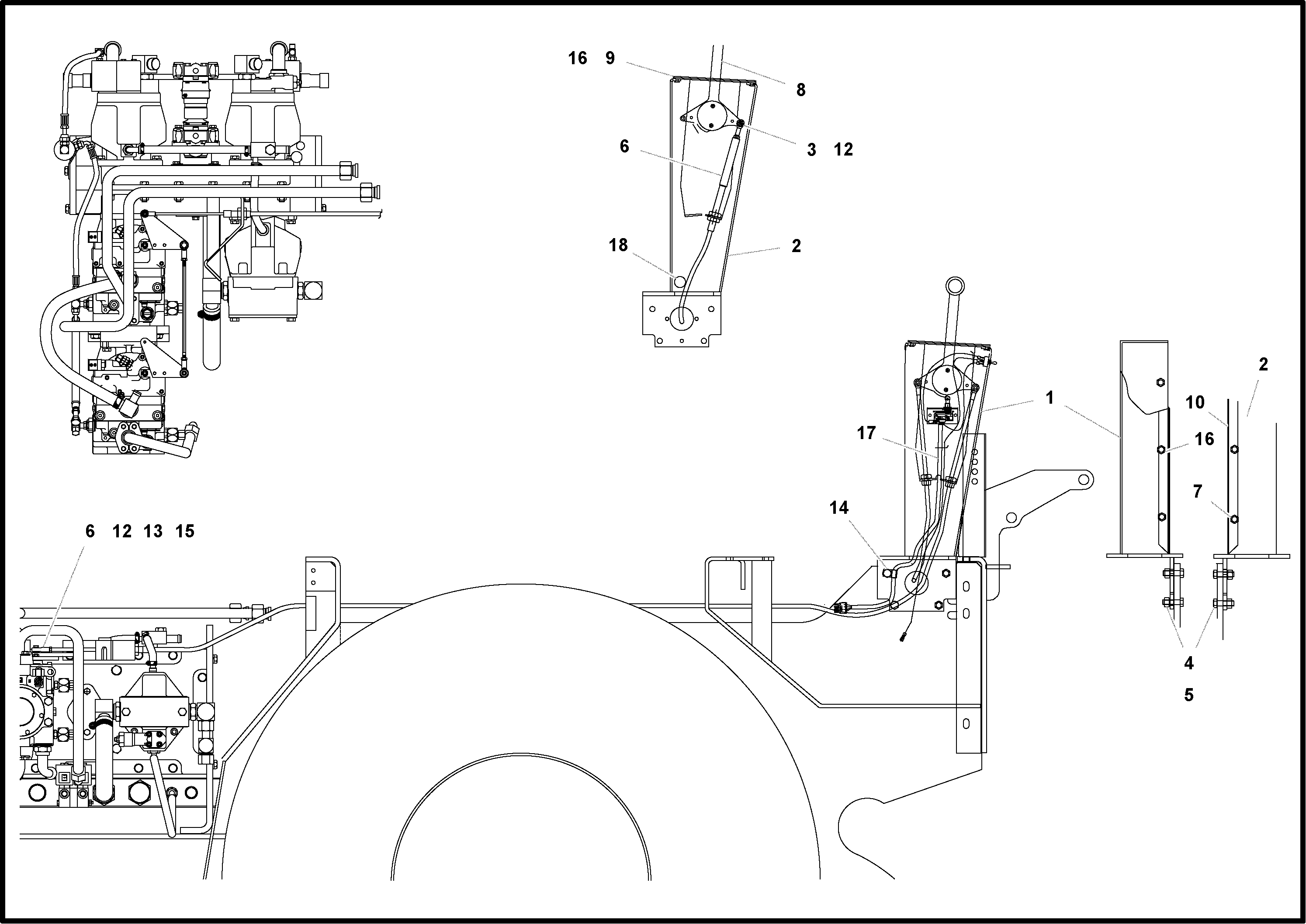 Схема запчастей Volvo PF2181 - 76827 Traction Control Arrangement PF2181 S/N 200987-