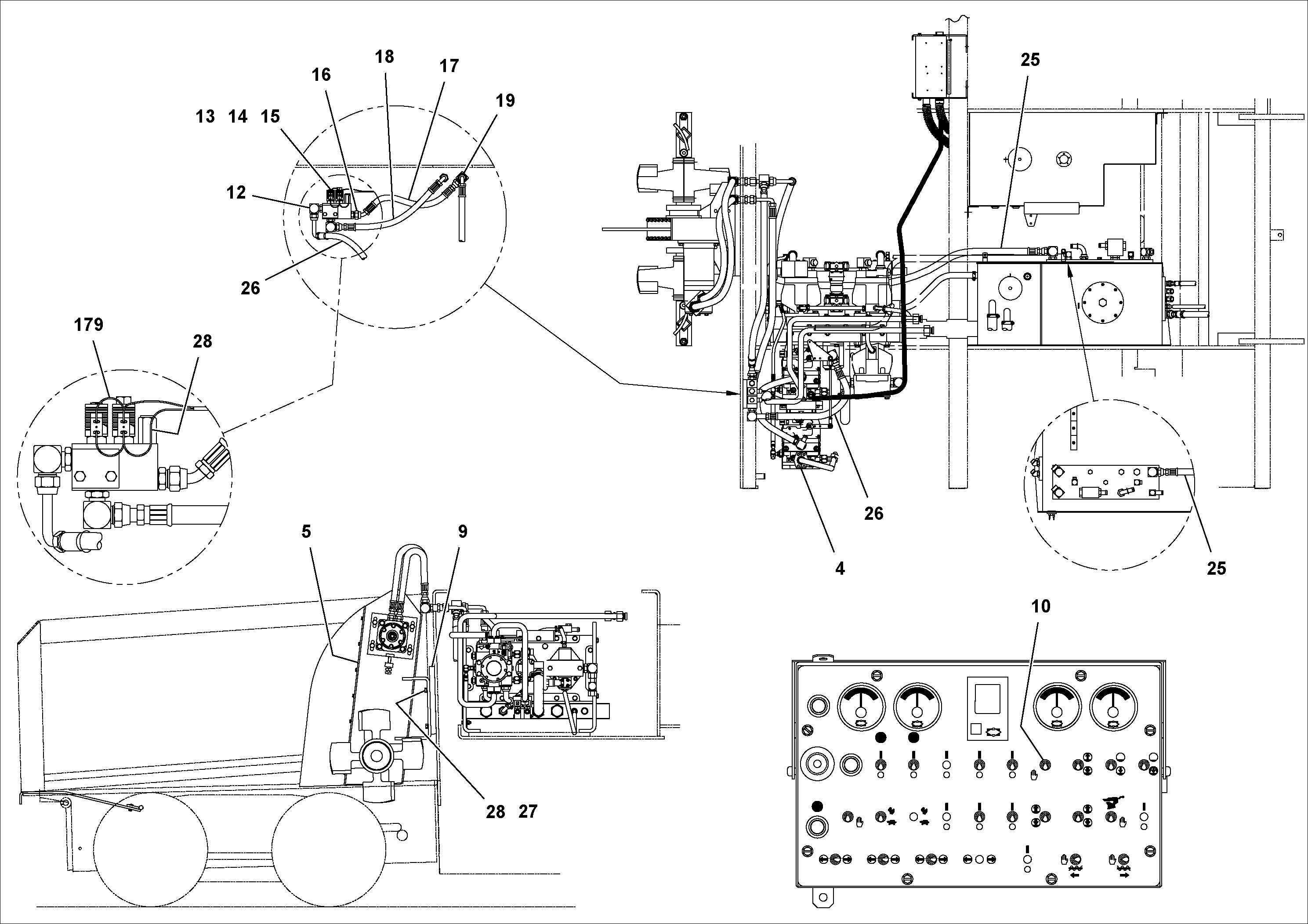 Схема запчастей Volvo PF2181 - 73759 Generator with fitting parts PF2181 S/N 200987-