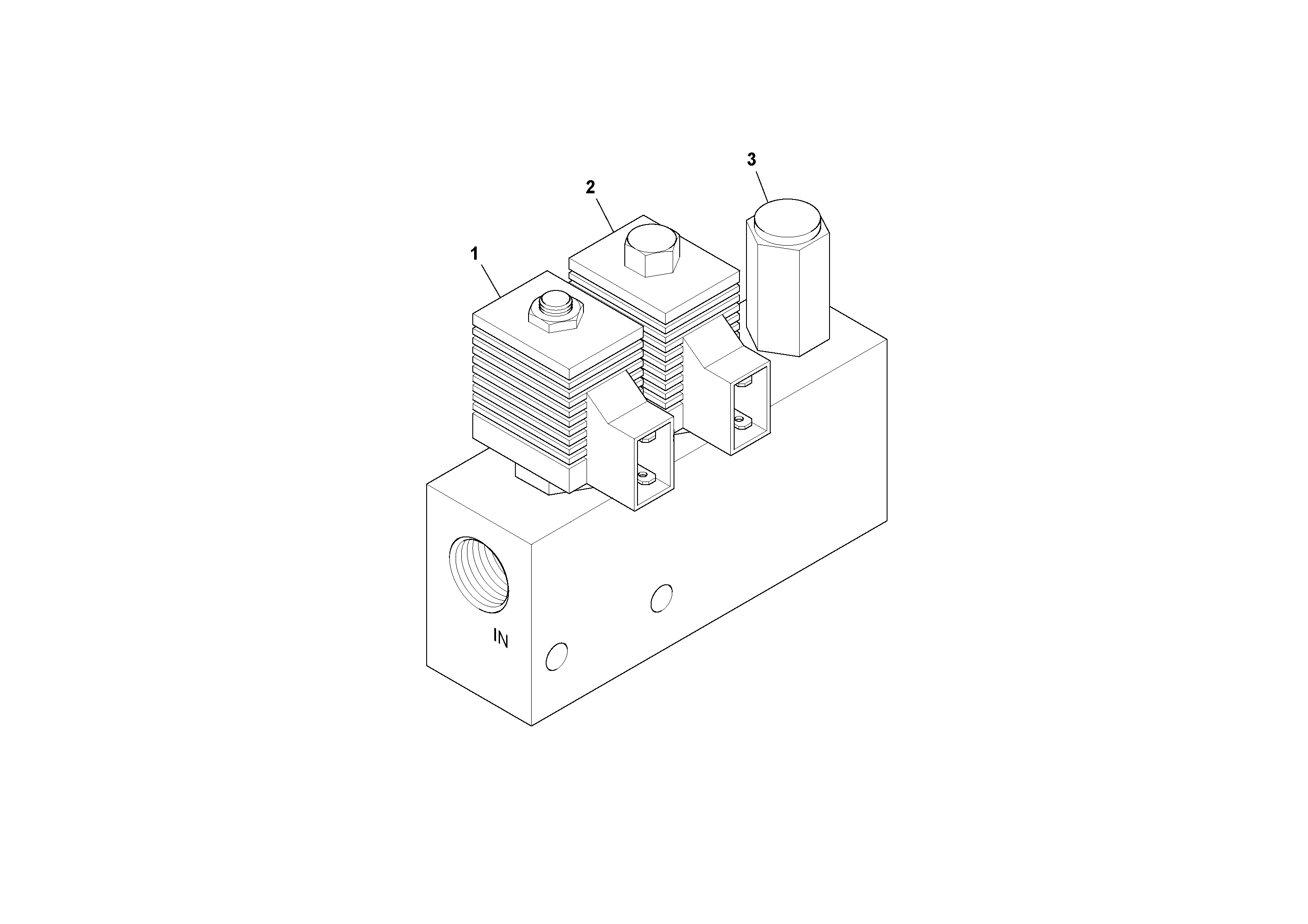 Схема запчастей Volvo PF2181 - 77411 Mixer/agitator Control Valve PF2181 S/N 200987-