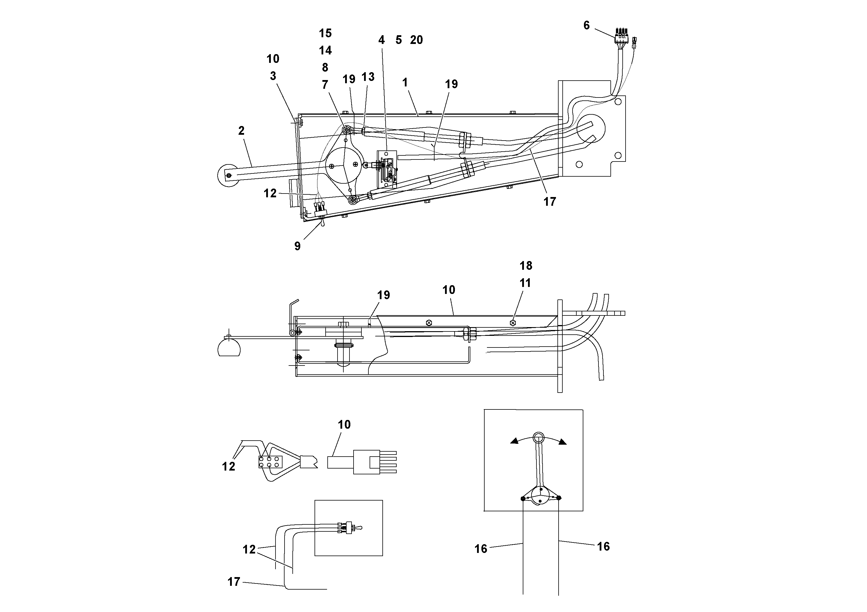 Схема запчастей Volvo PF2181 - 92294 Pedestal Assembly PF2181 S/N 197473-