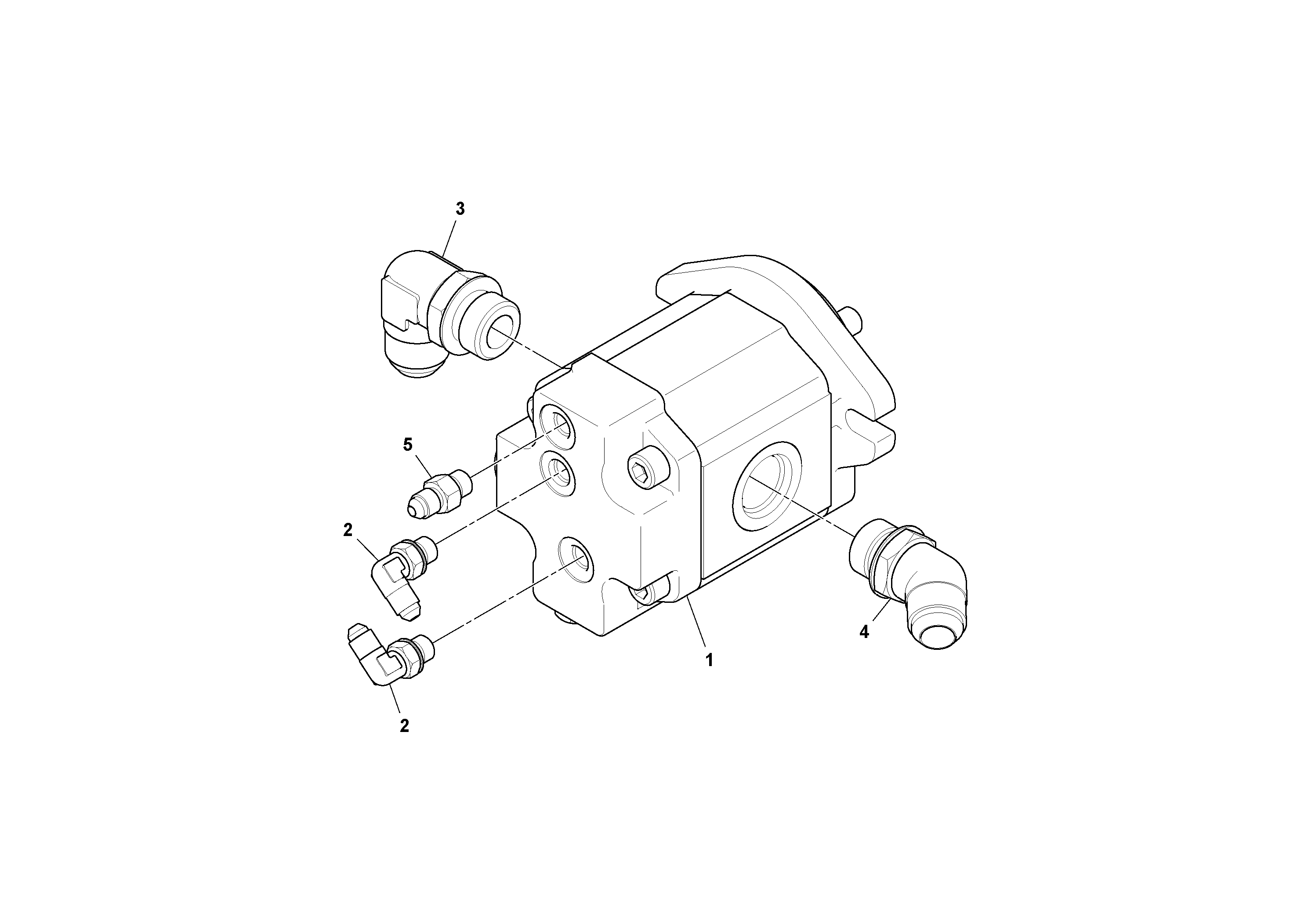 Схема запчастей Volvo PF6160 - 93182 Fan Motor Assembly PF6160/PF6170