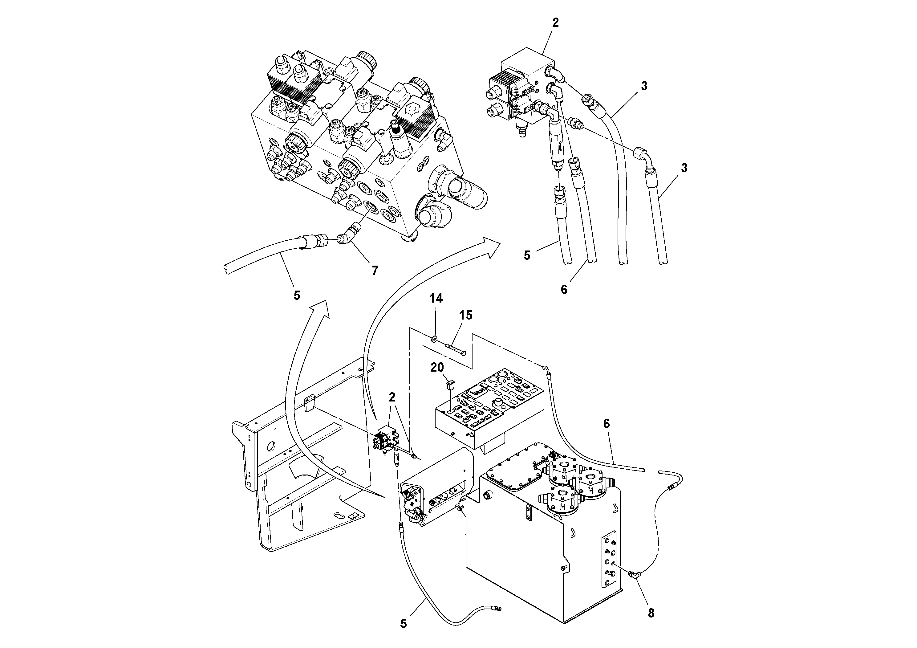 Схема запчастей Volvo PF6160 - 91802 Truck Hitch Installation PF6160/PF6170