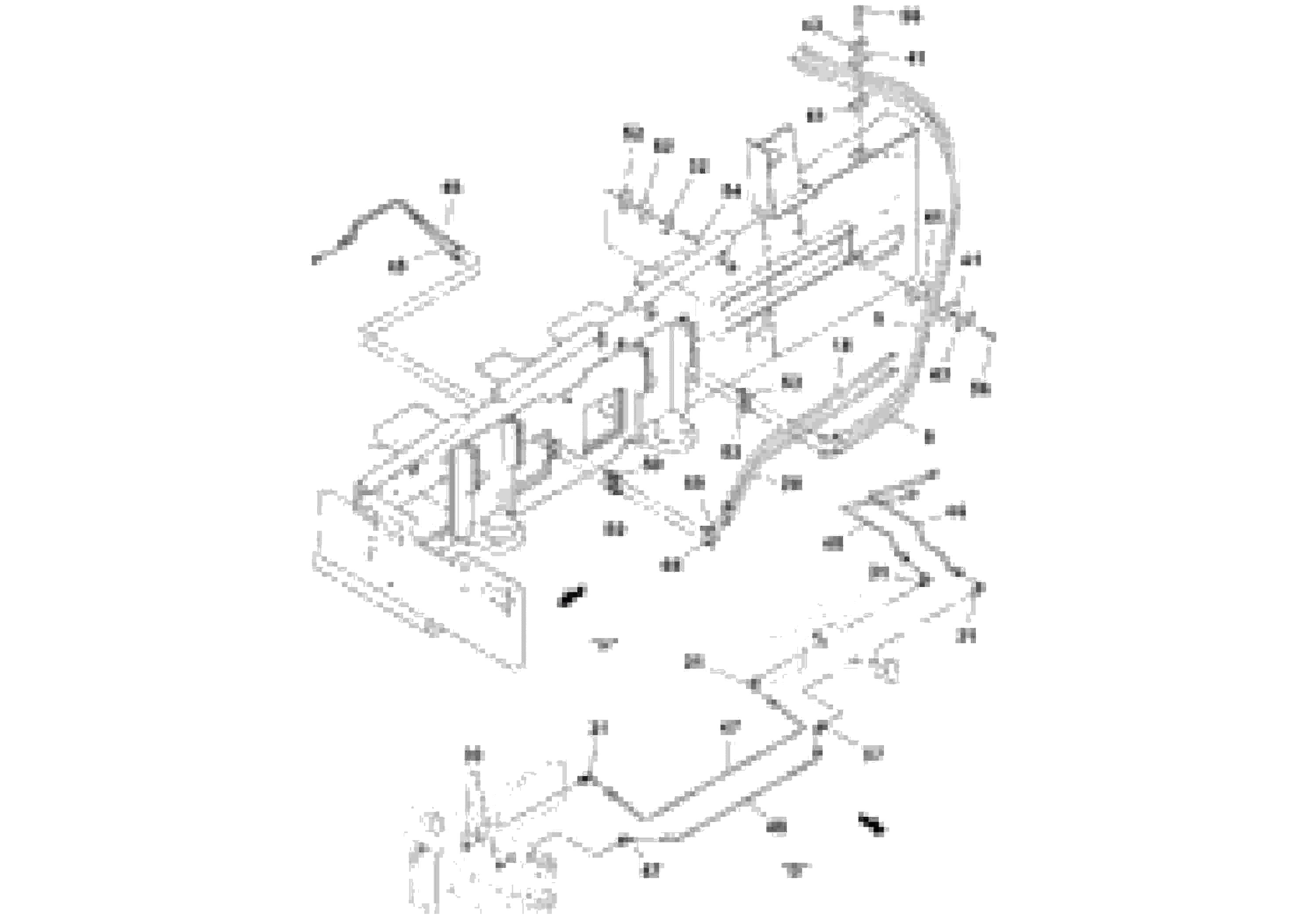 Схема запчастей Volvo PF6160 - 98825 Hydraulic Gear Pump Installation PF6160/PF6170