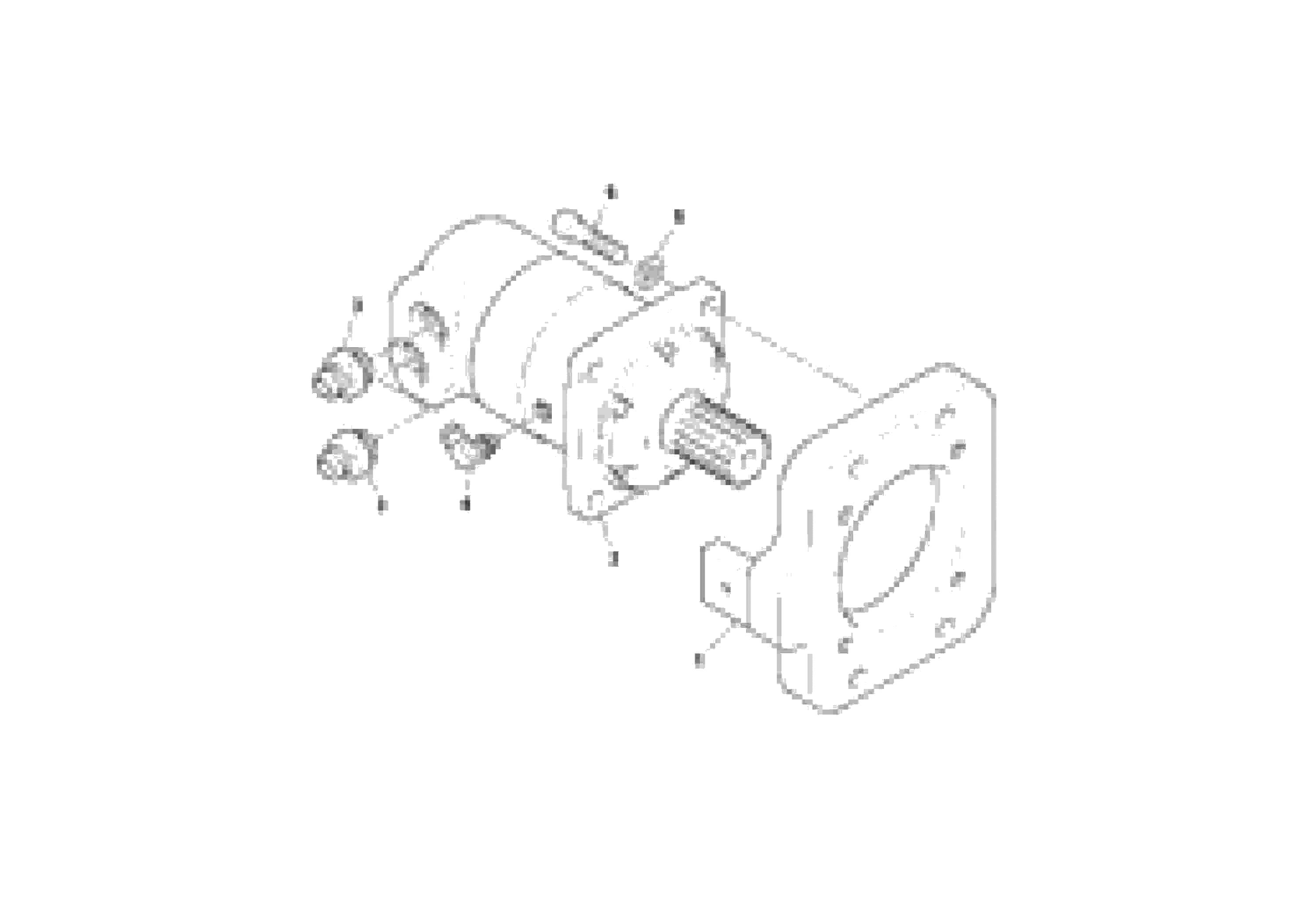 Схема запчастей Volvo PF6160 - 92972 Conveyor Motor Assembly PF6160/PF6170