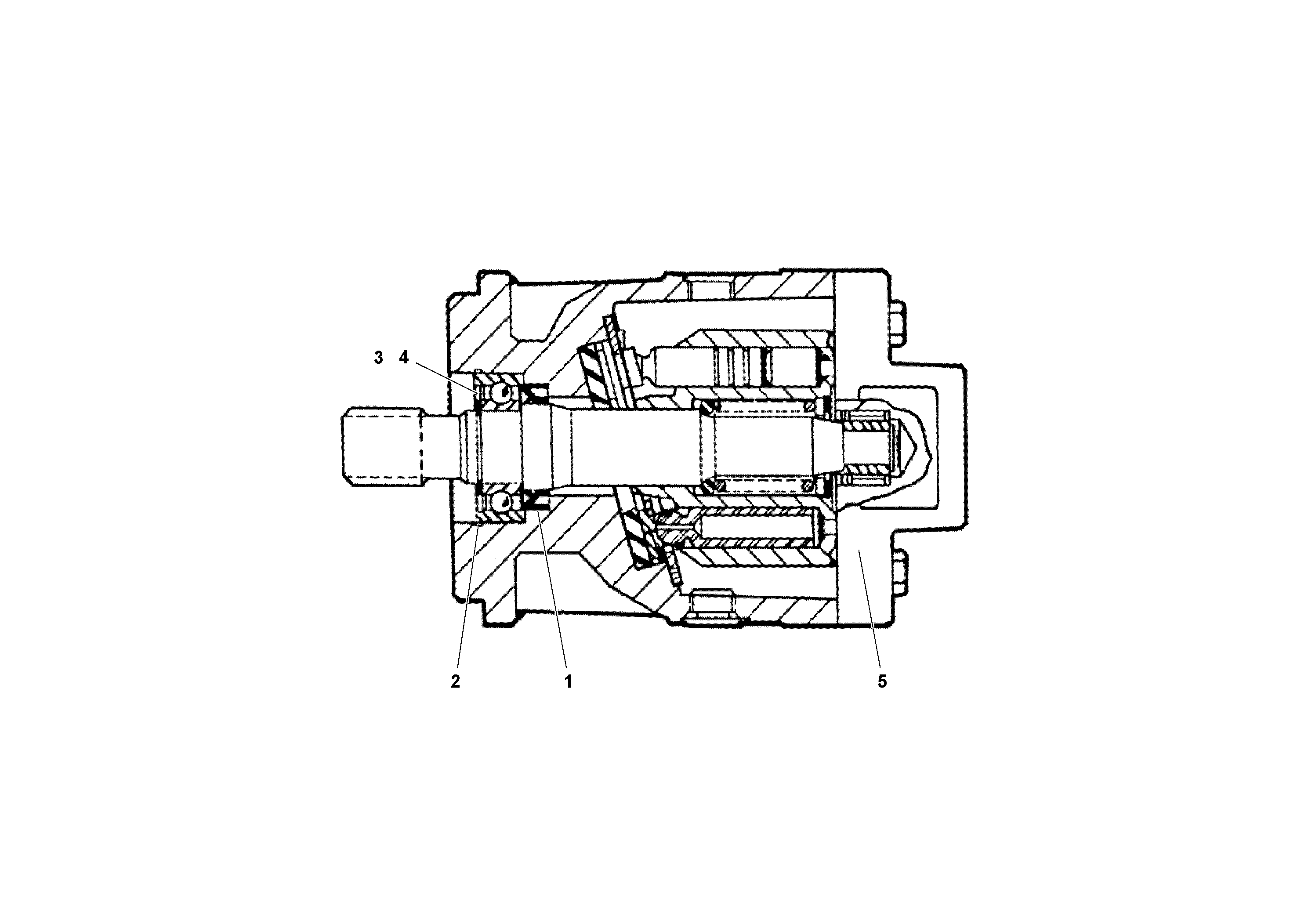 Схема запчастей Volvo PF6160 - 93893 Drive Motor PF6160/PF6170