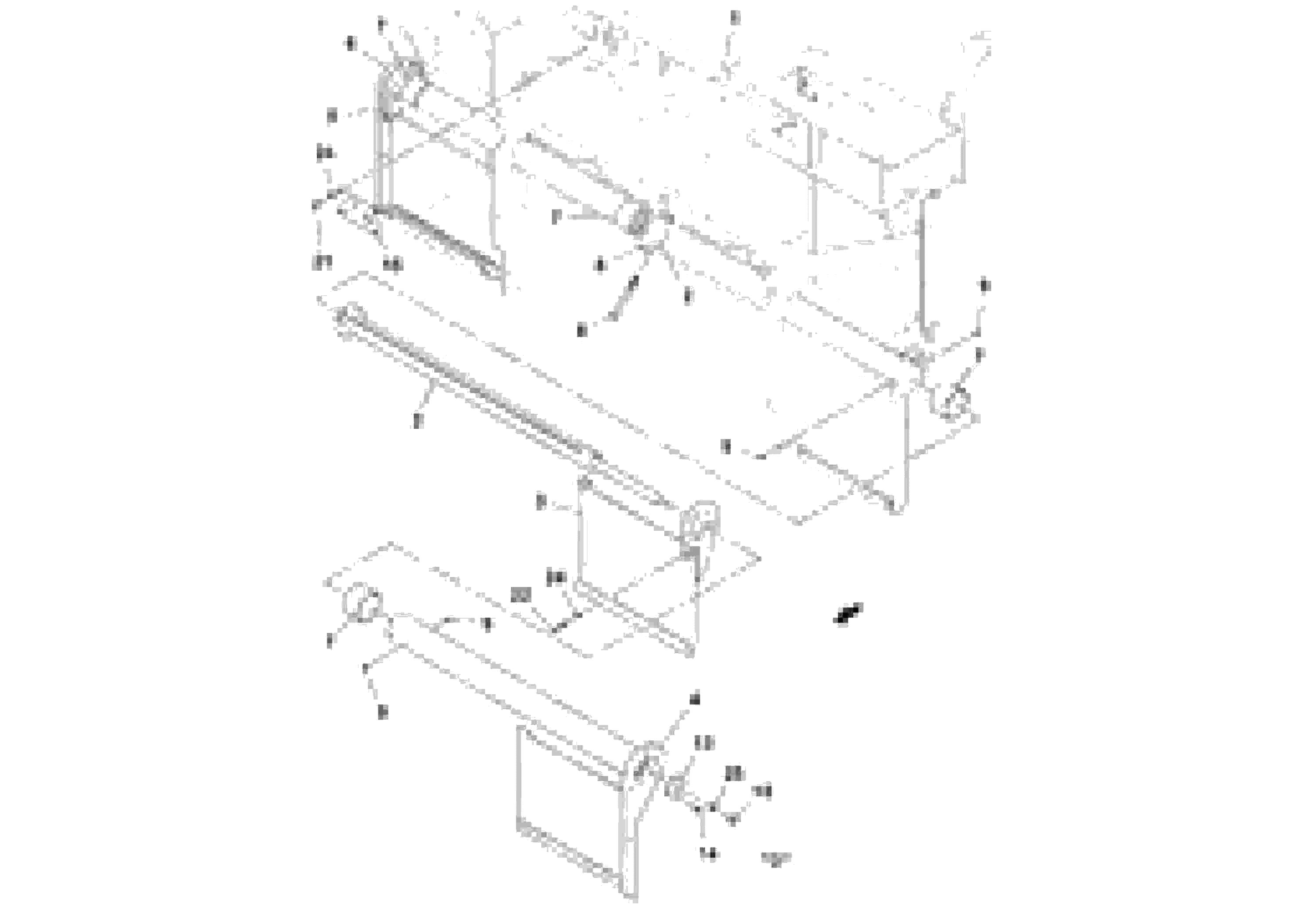 Схема запчастей Volvo PF6160 - 100102 Main Frame Installation PF6160/PF6170