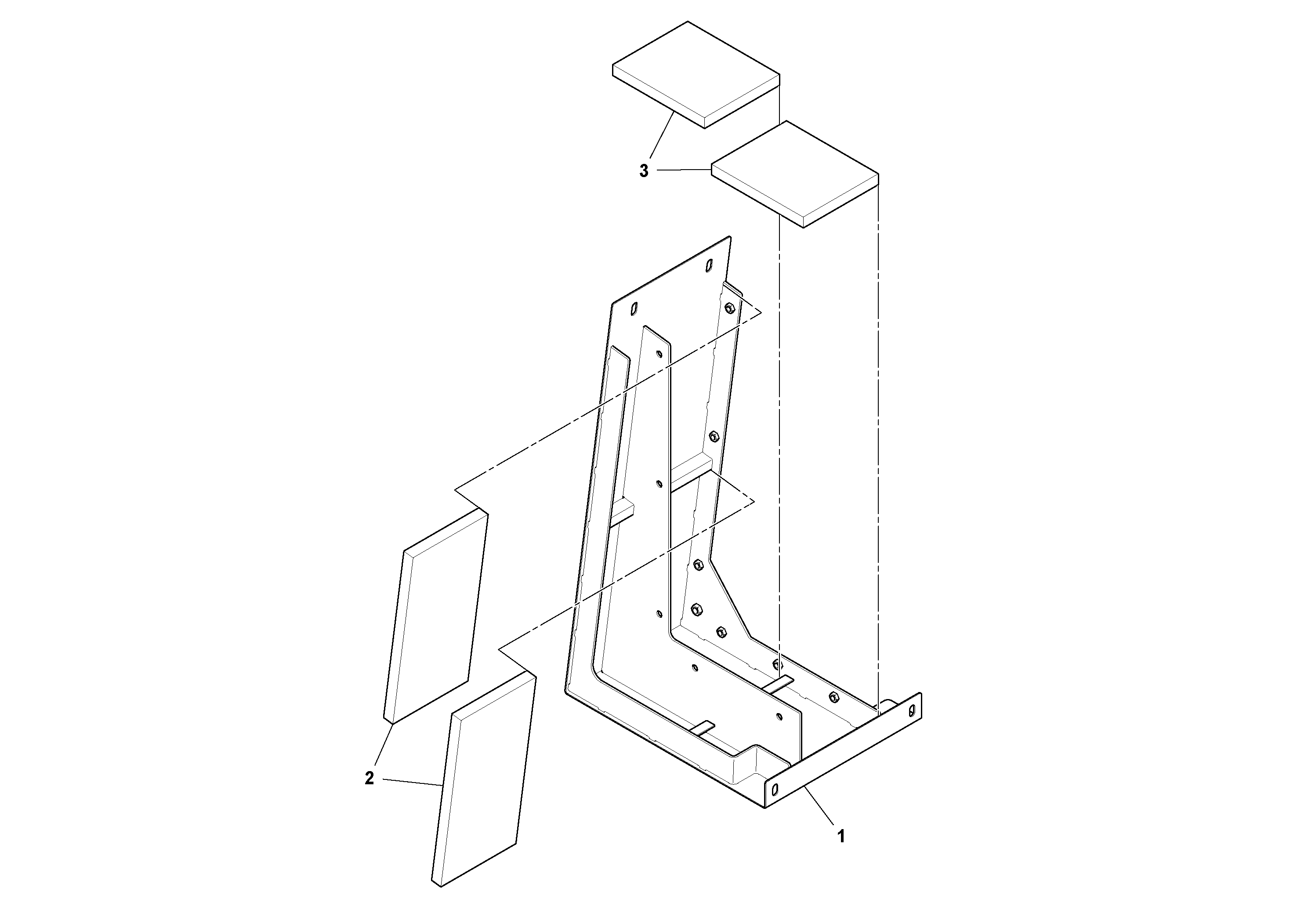 Схема запчастей Volvo PF6160 - 97890 Fixed Hood Assembly PF6160/PF6170