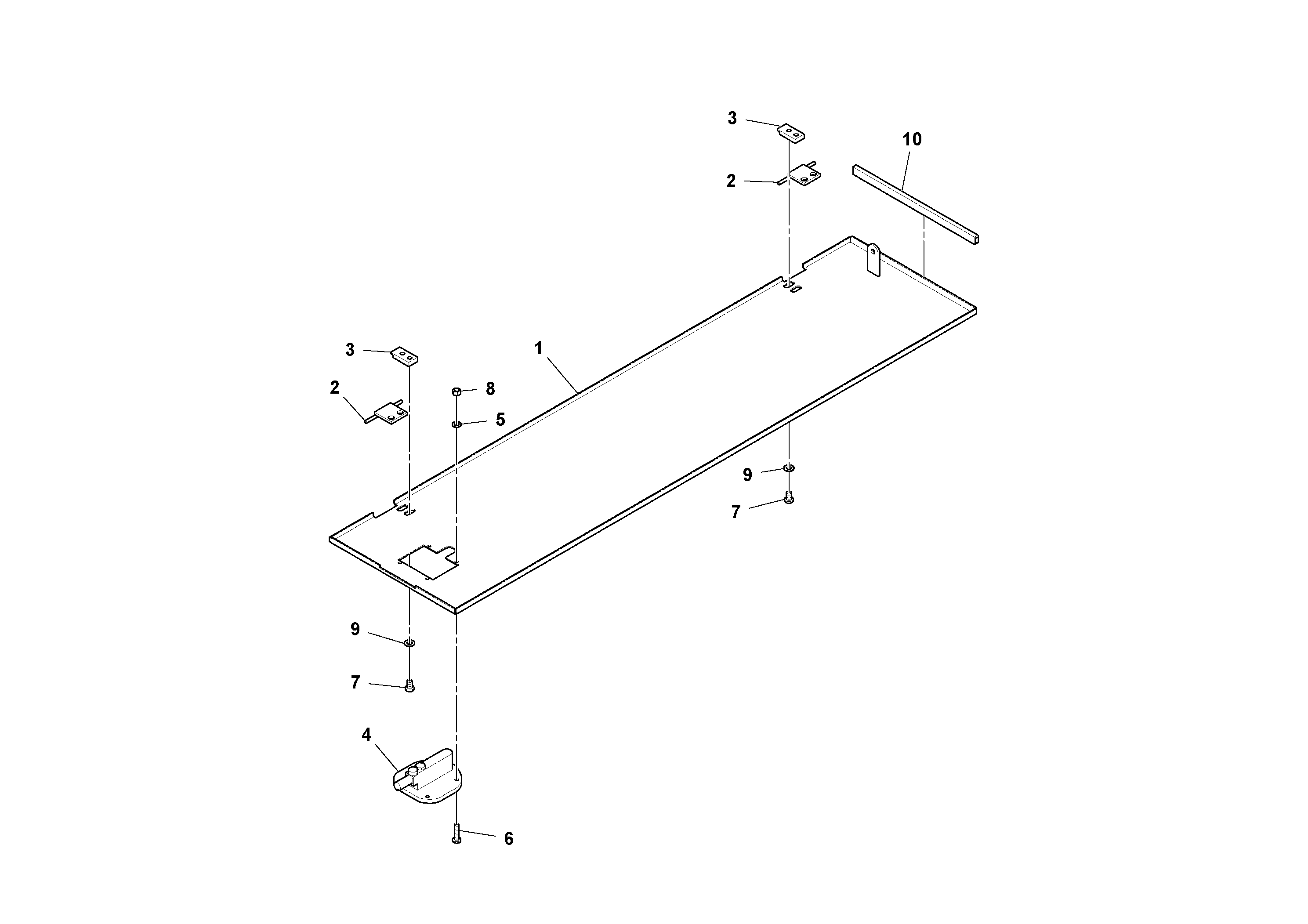 Схема запчастей Volvo PF6160 - 99992 Rear Side Door Assembly PF6160/PF6170