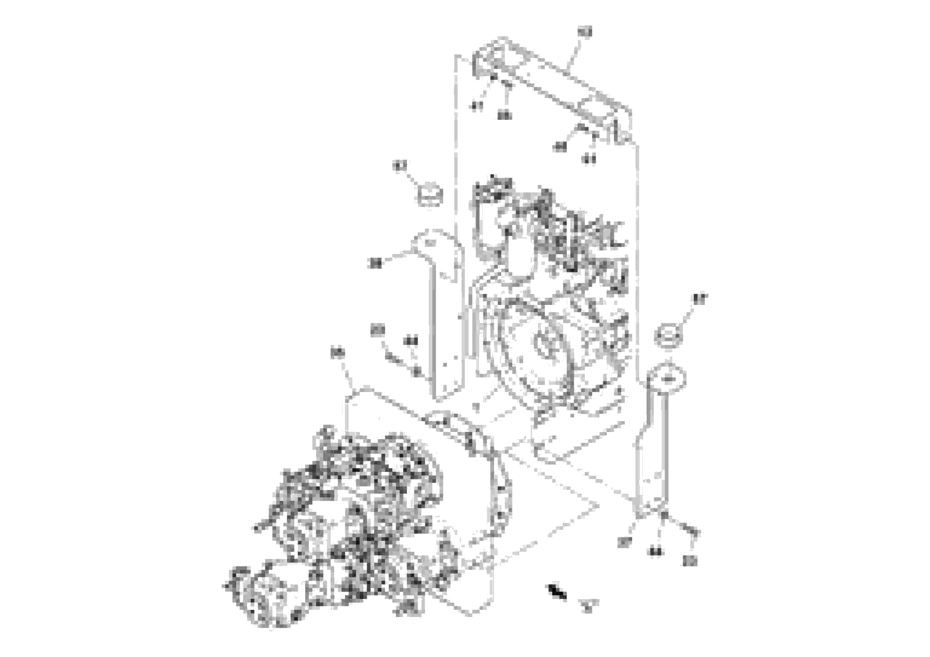 Схема запчастей Volvo PF6160 - 93423 Двигатель в сборе PF6160/PF6170