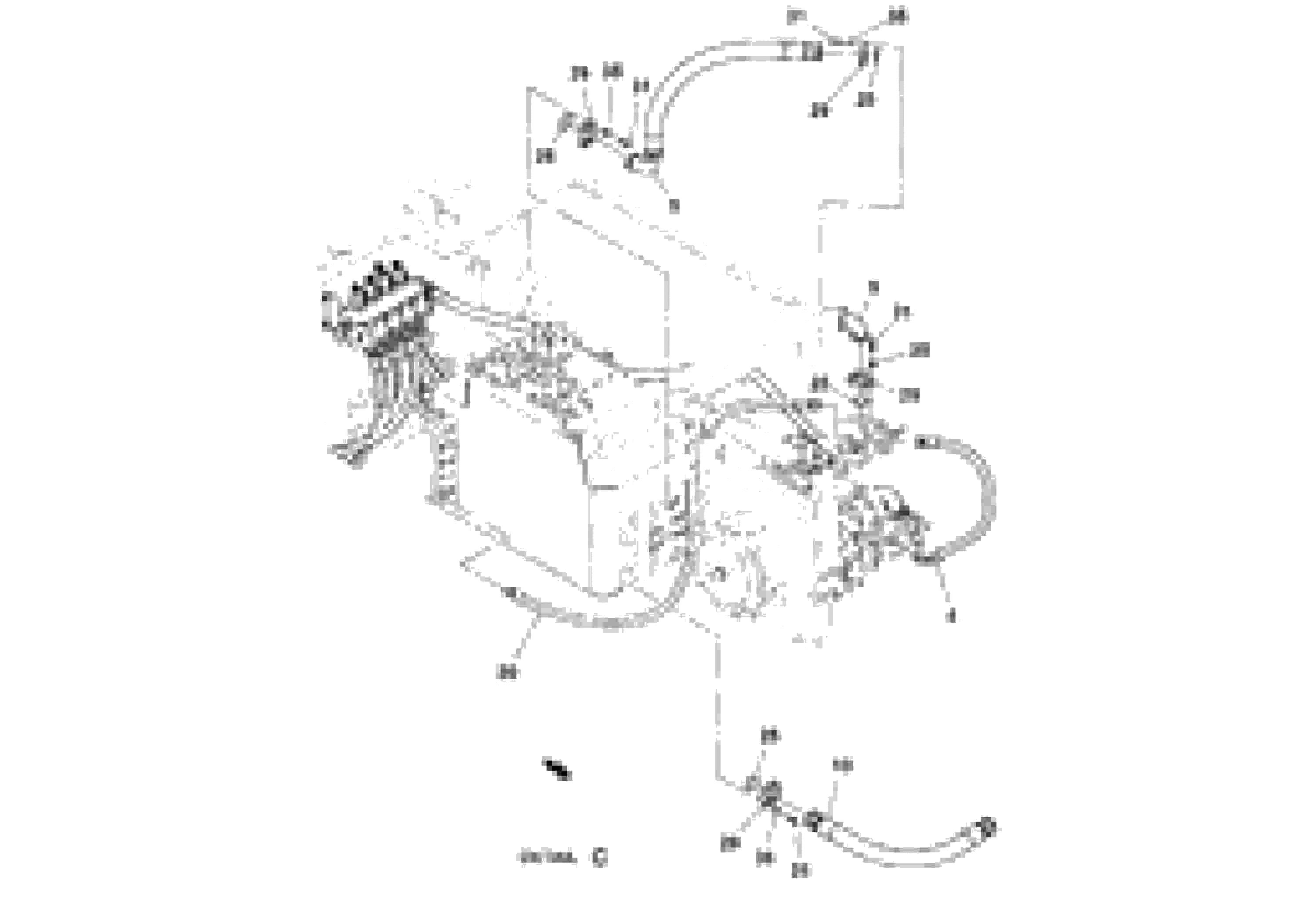 Схема запчастей Volvo PF6160 - 100385 Hydraulic Feeder Installation PF6160/PF6170