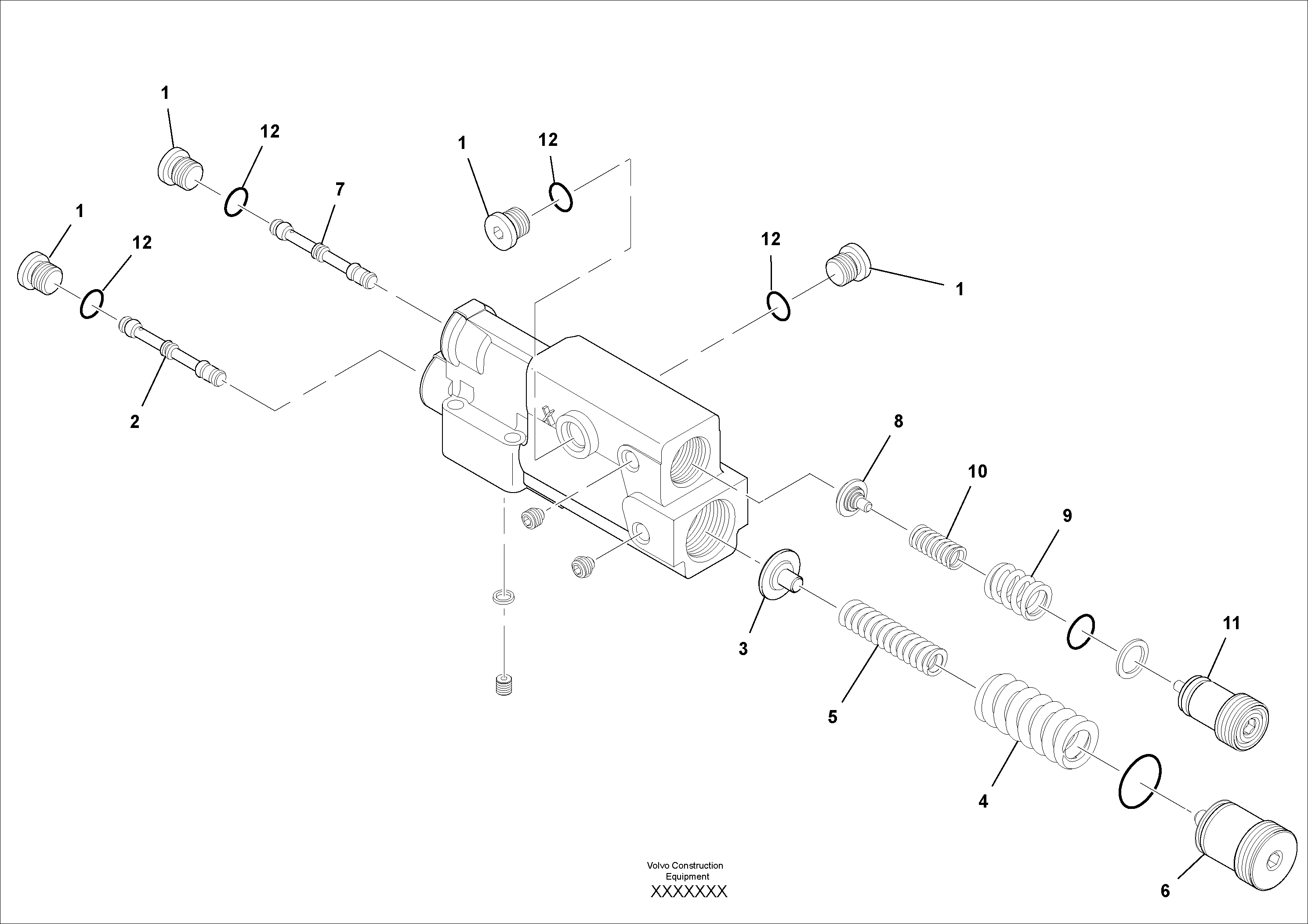 Схема запчастей Volvo PF6170 - 96327 Control Kit PF6160/PF6170
