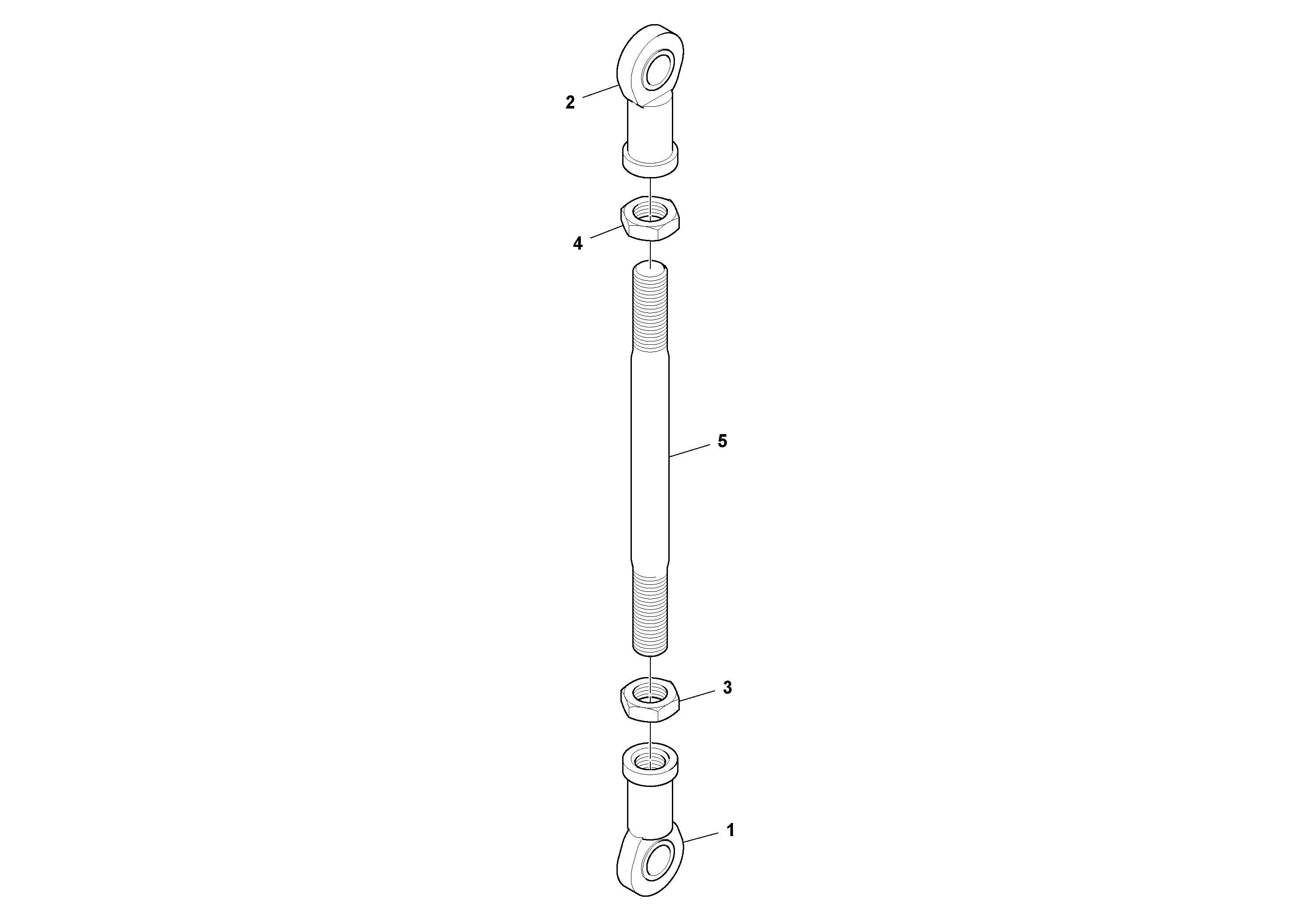 Схема запчастей Volvo PF6170 - 87225 Track Rod Assembly PF6160/PF6170